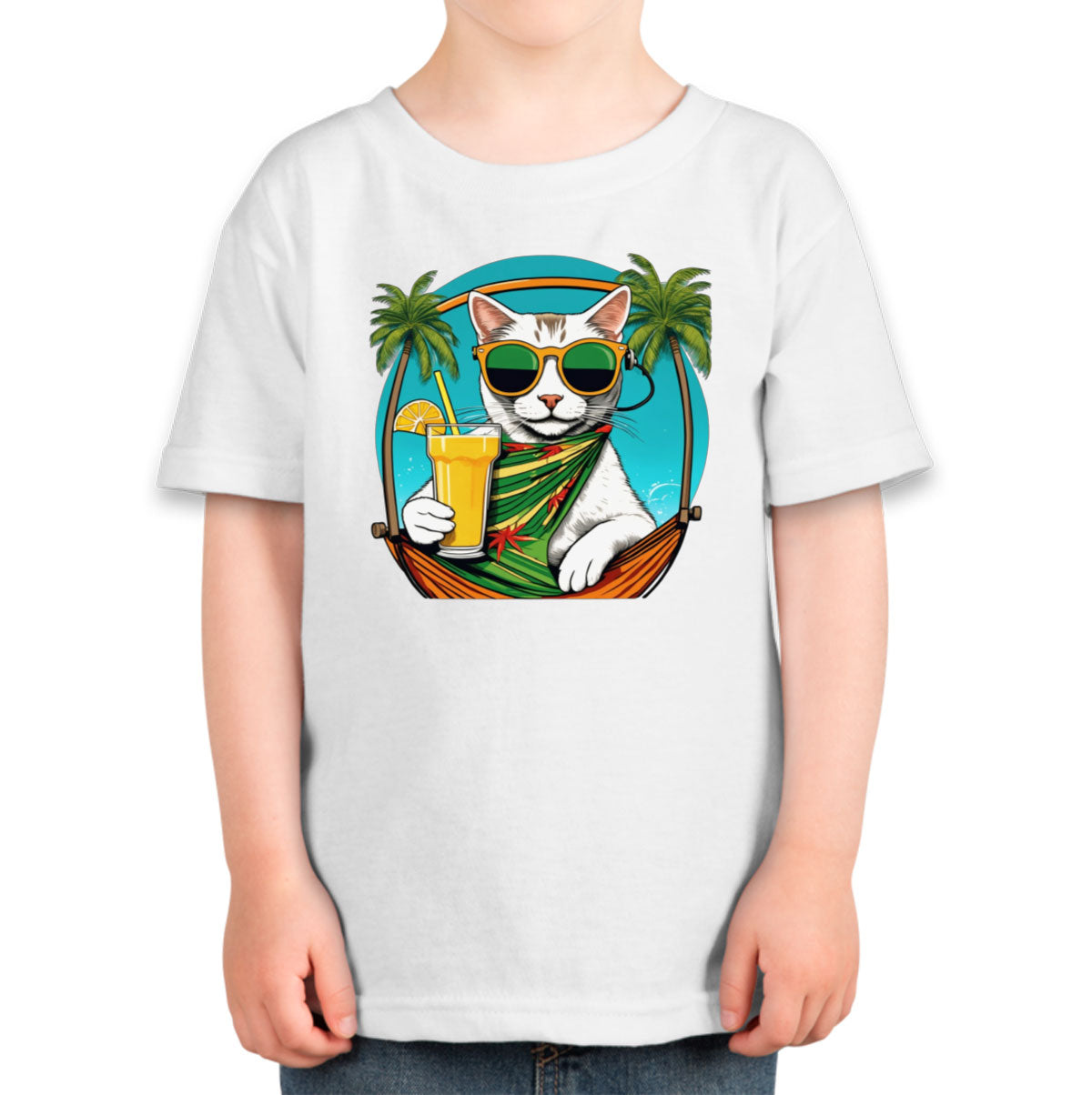 Cool Cat With Sunglasses Toddler T-shirt