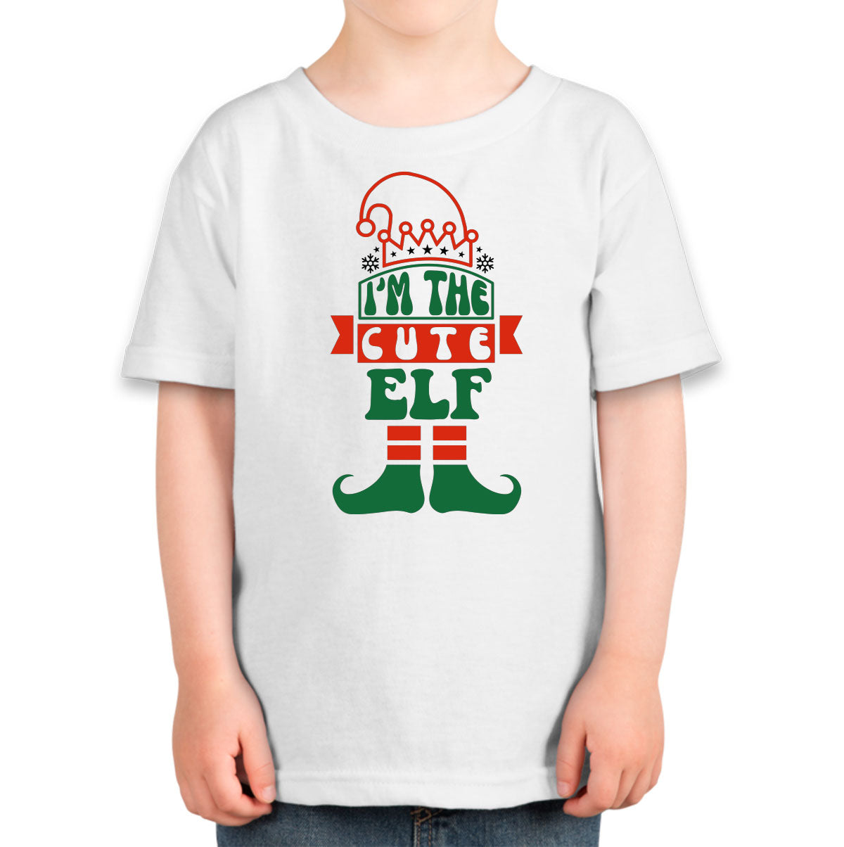 I'm The Cute Elf Christmas Toddler T-shirt