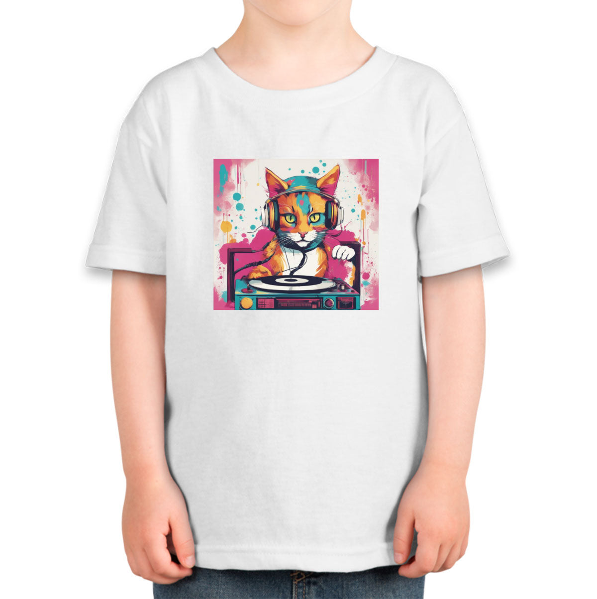 Dj Cat Toddler T-shirt