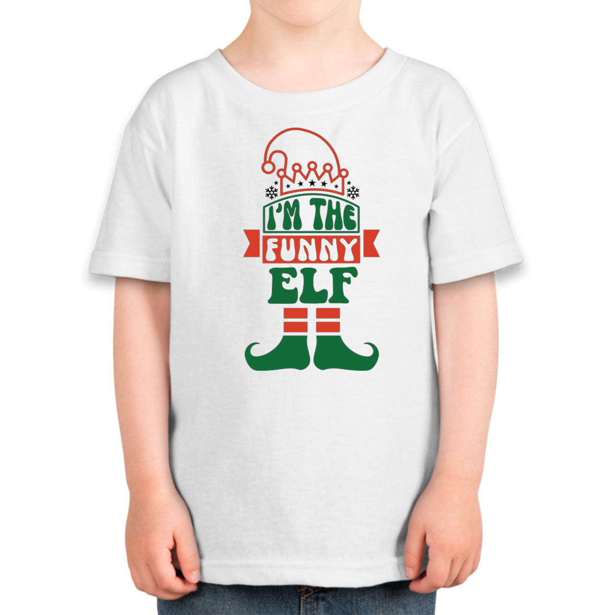 I'm The Funny Elf Christmas Toddler T-shirt