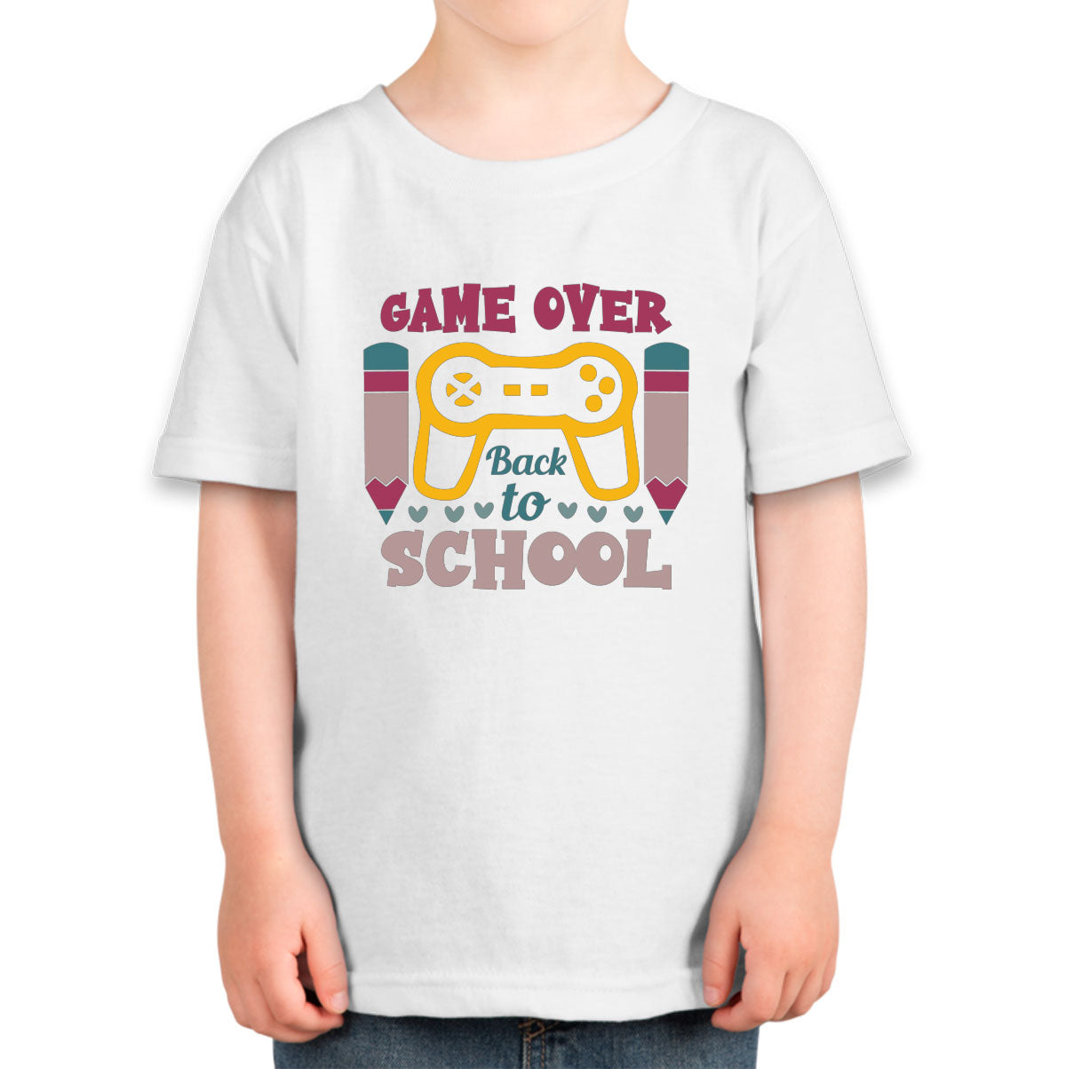 Game Over Back To School Toddler T-shirt