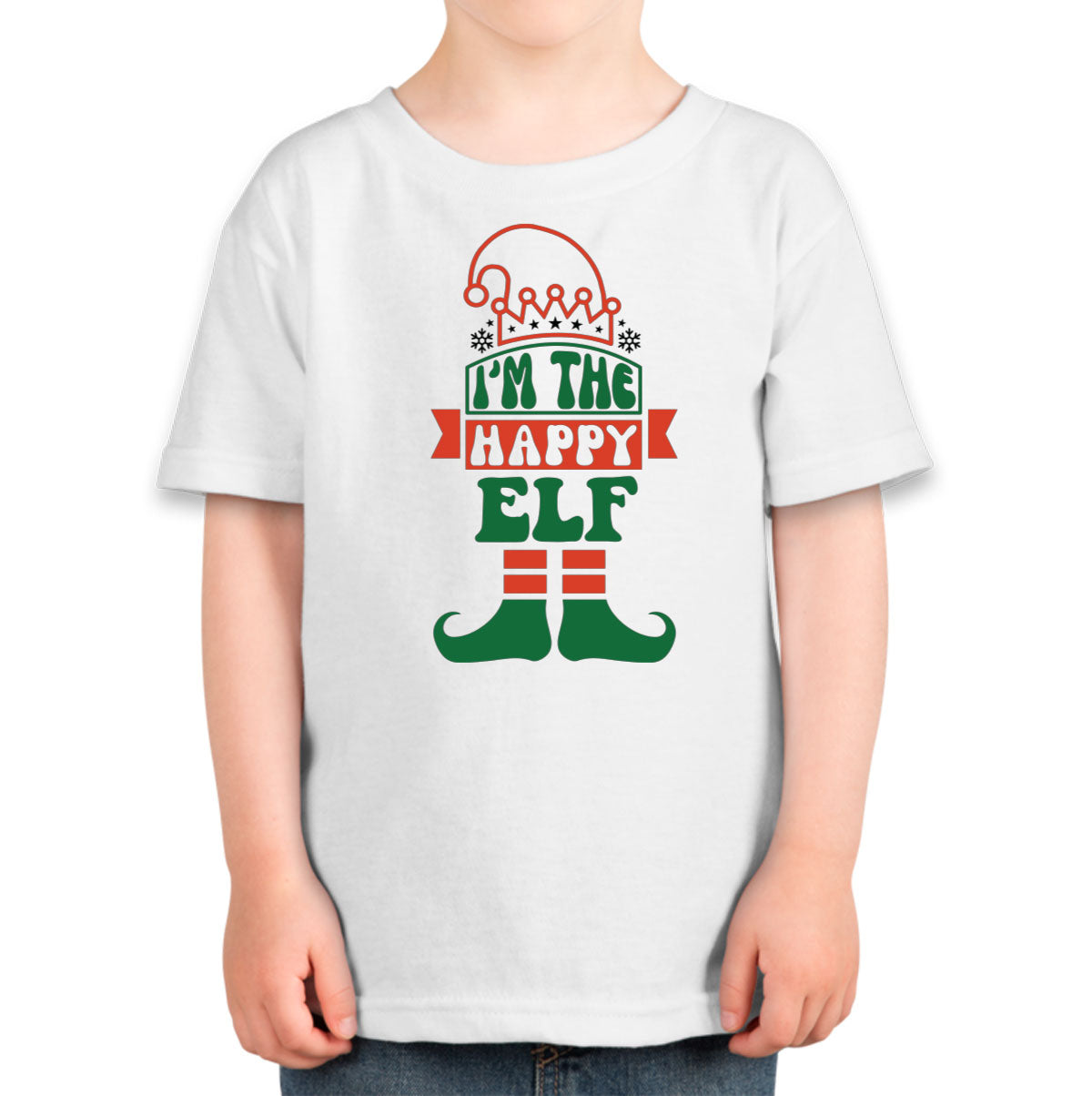 I'm The Happy Elf Christmas Toddler T-shirt