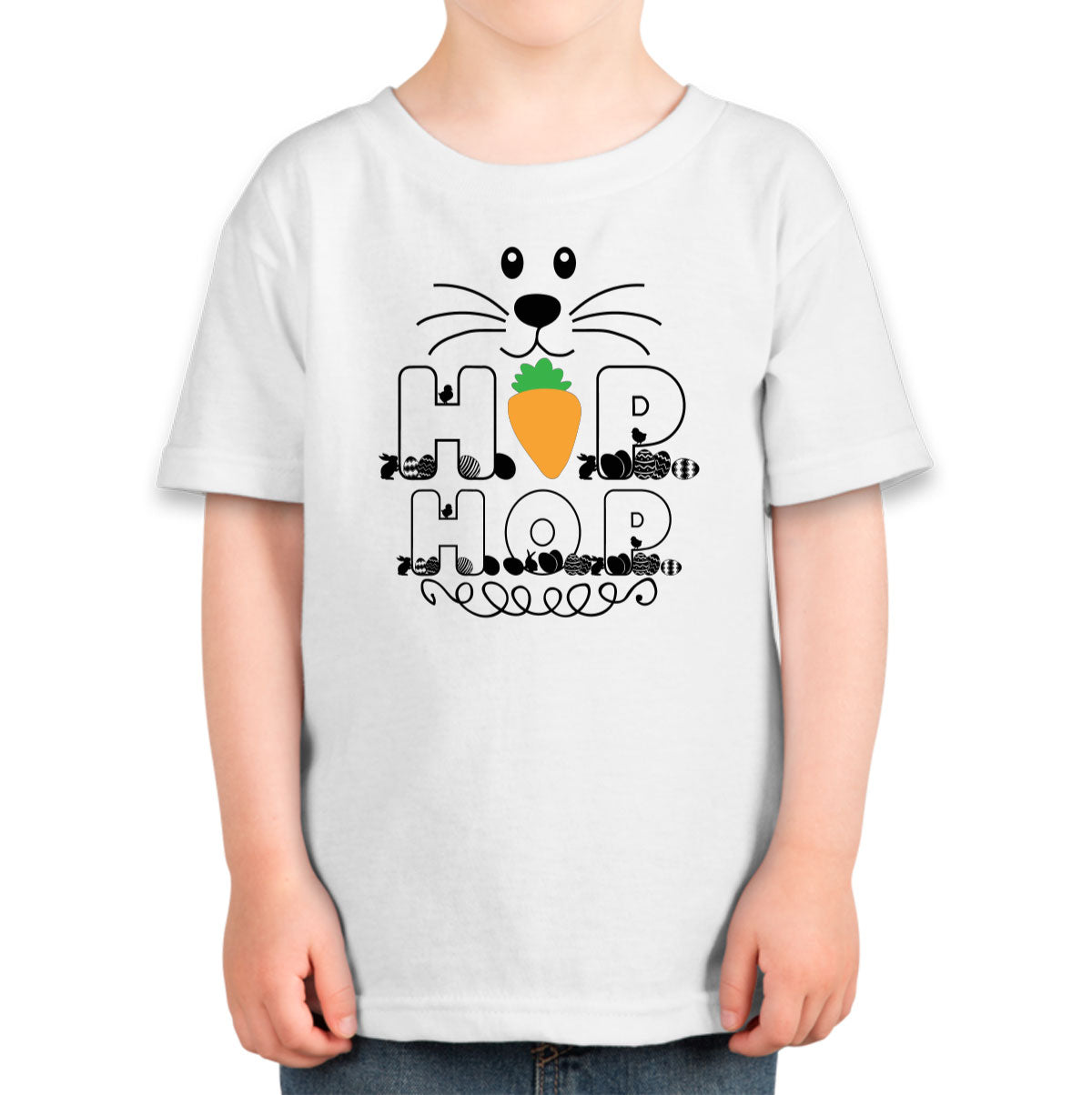 Hop Hop Bunny Easter Toddler T-shirt