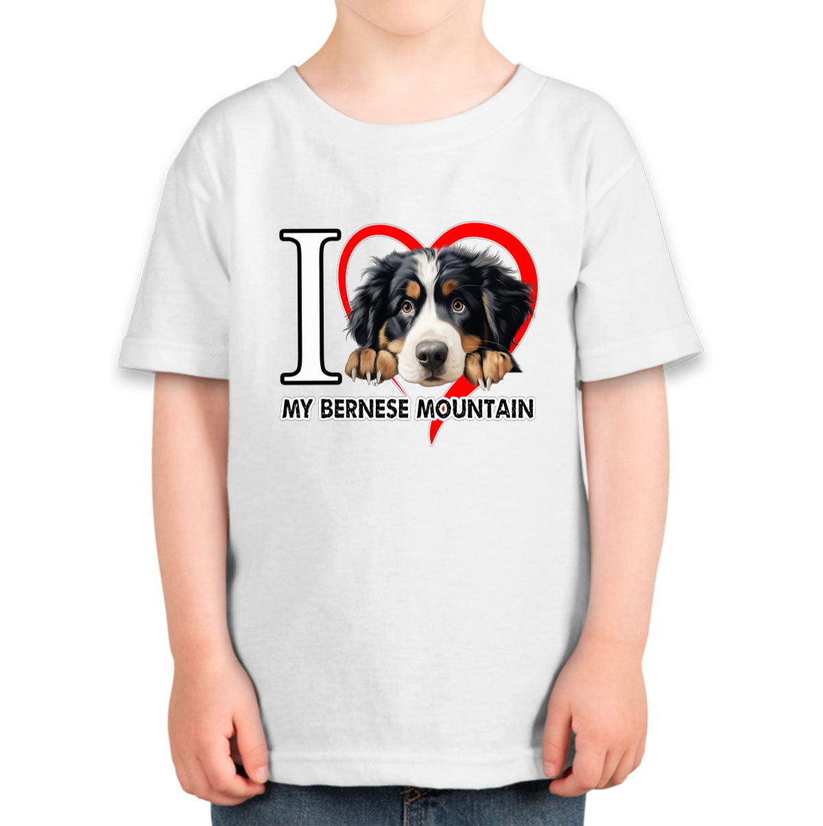 I Love My Bernese Mountain Dog Toddler T-shirt