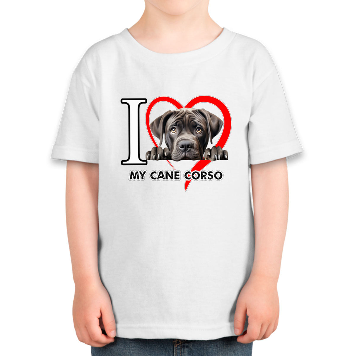 I Love My Cane Corso Dog Toddler T-shirt