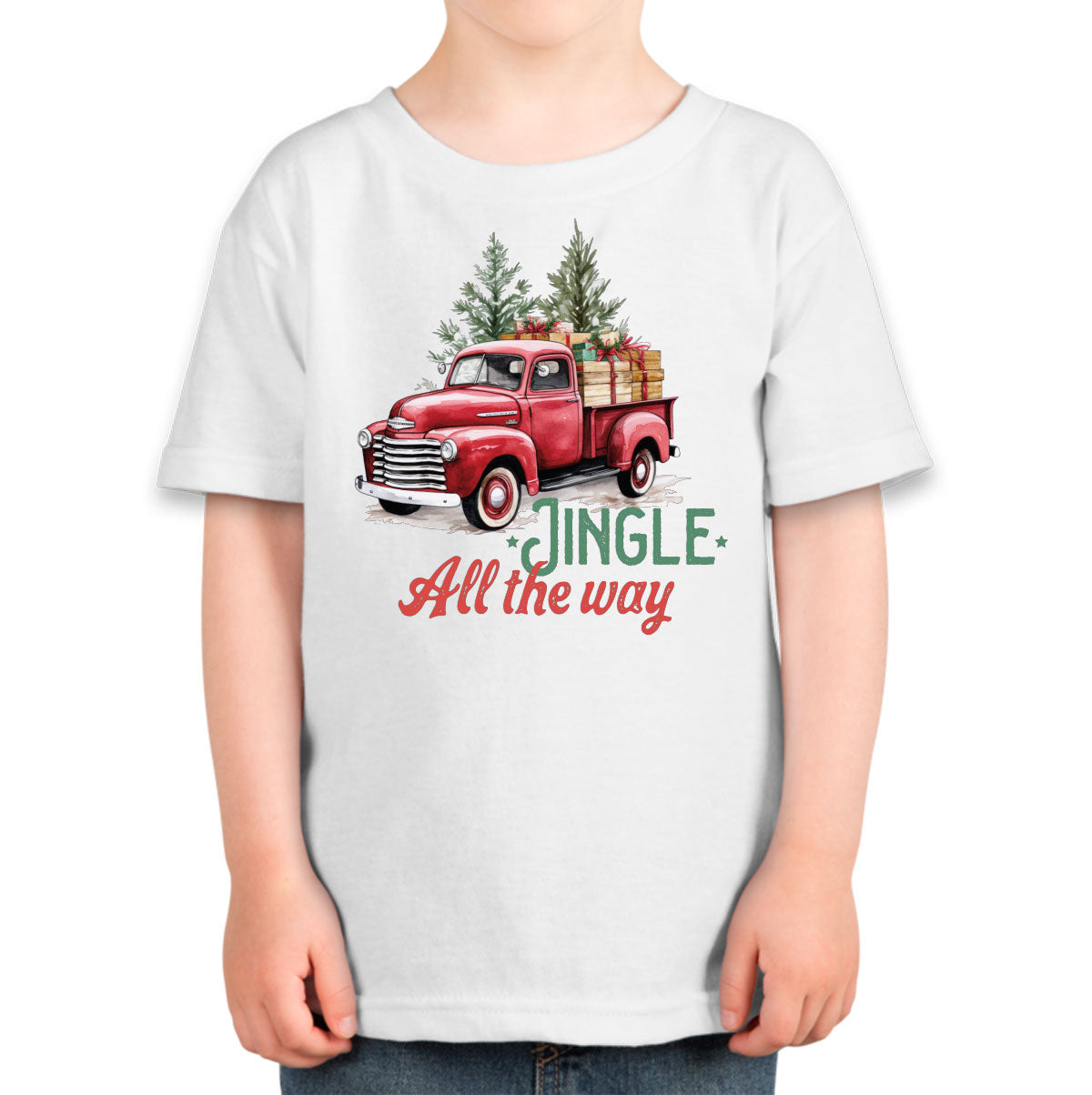 Jingle All the Way Christmas Toddler T-shirt