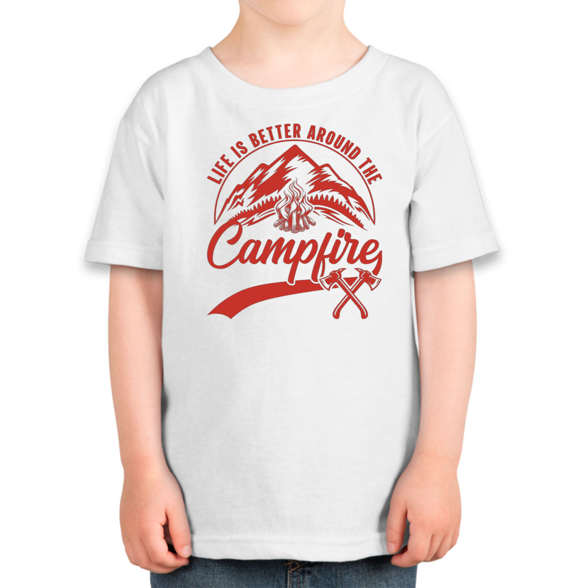 Life Is Better Around The Campfire Toddler T-shirt