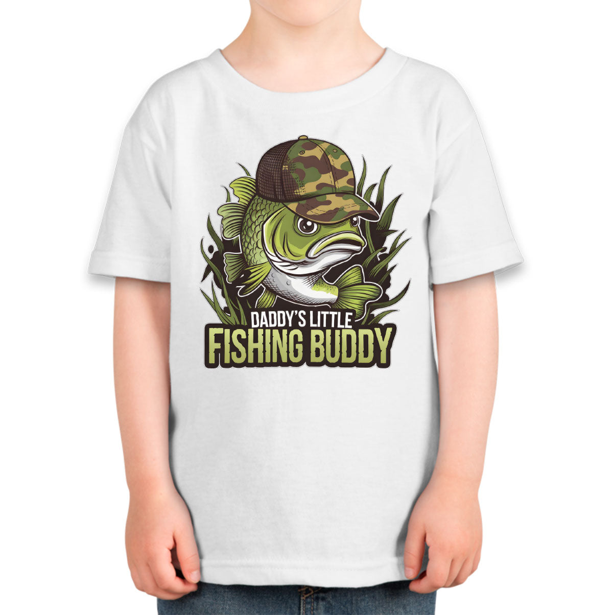 Daddy's Little Fishing Buddy Toddler T-shirt