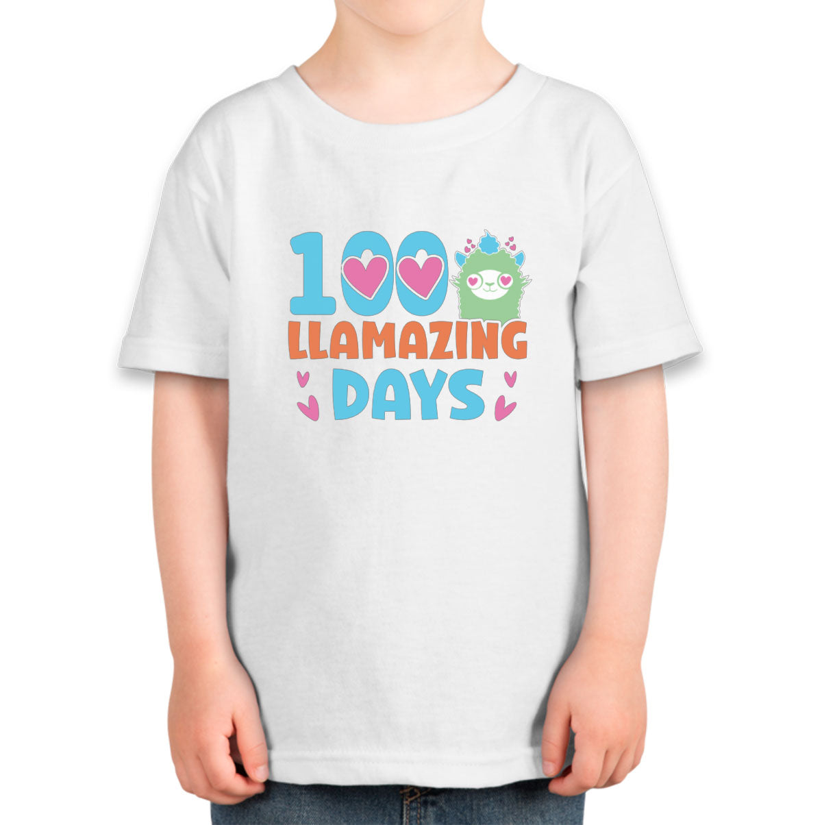 100 Llamazing Day Toddler T-shirt