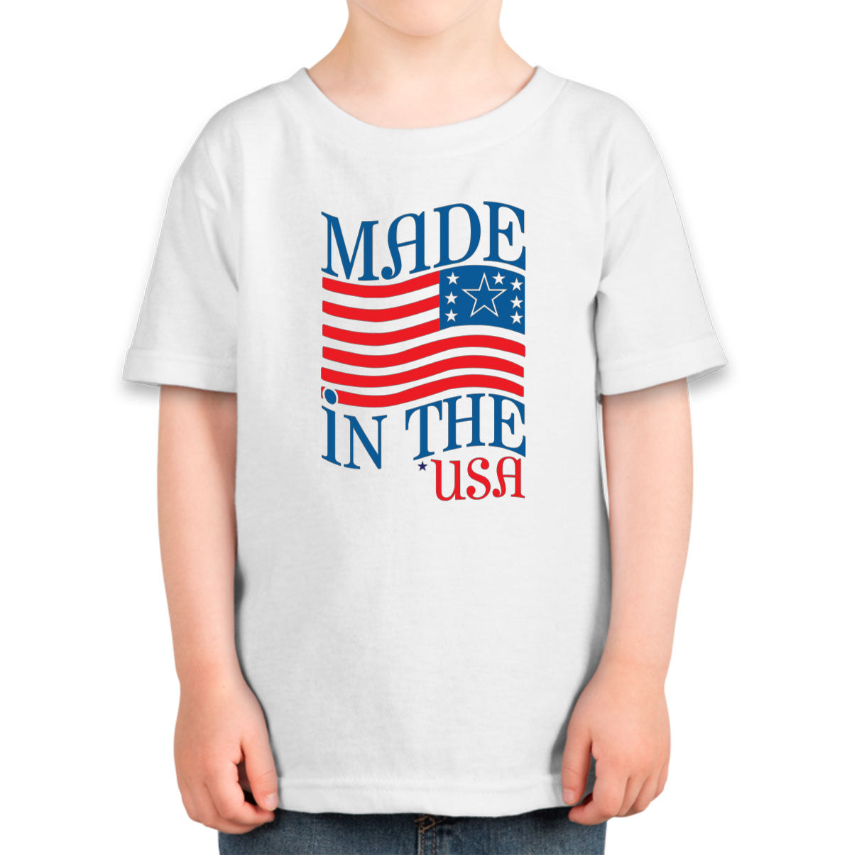 Made In The USA Patriotic Toddler T-shirt