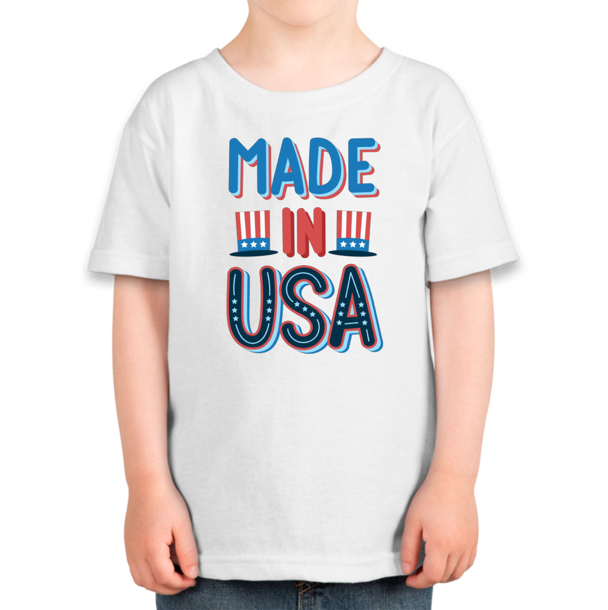 Made In USA Patriotic Toddler T-shirt