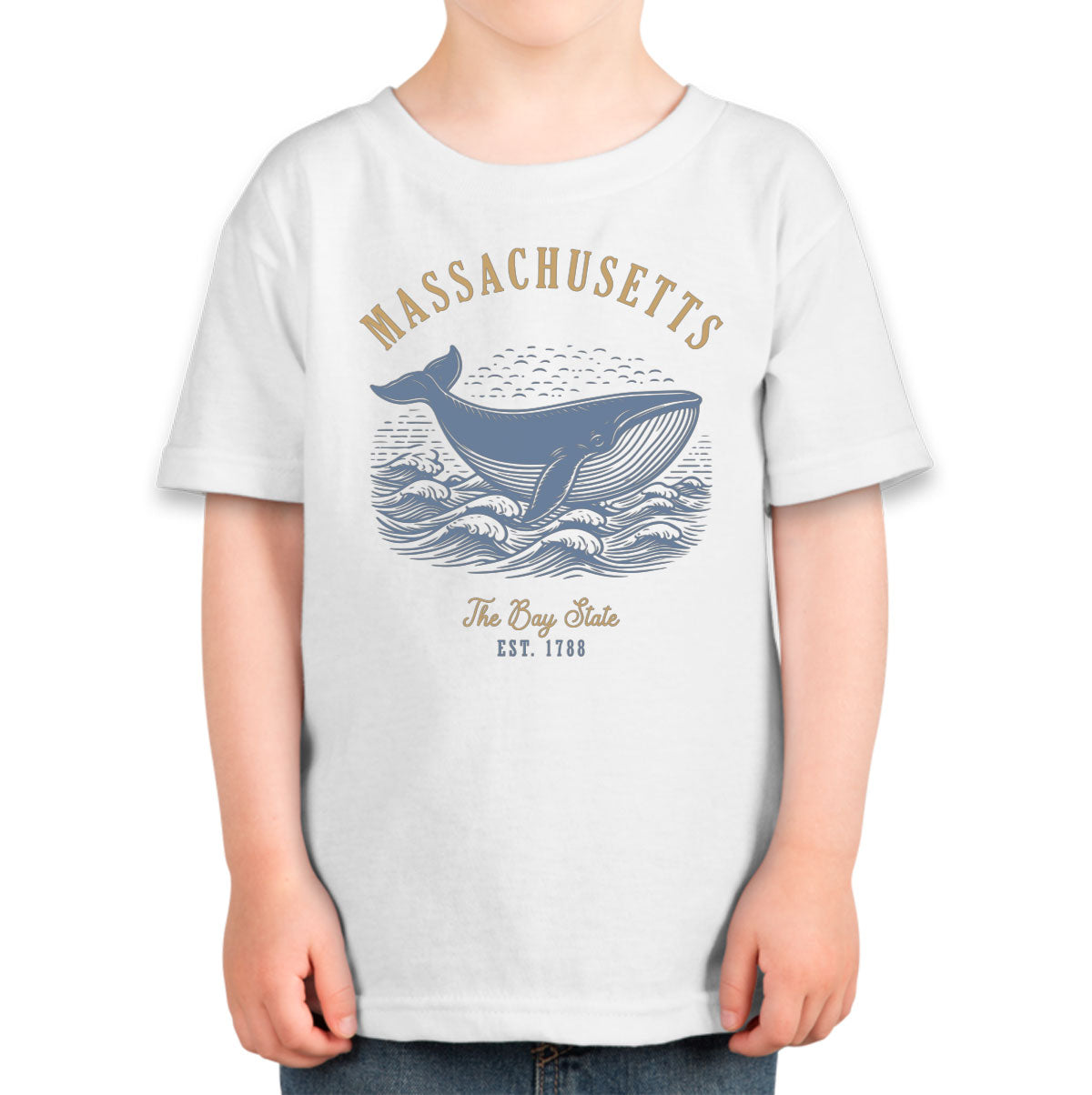Massachusetts State Vintage Toddler T-shirt