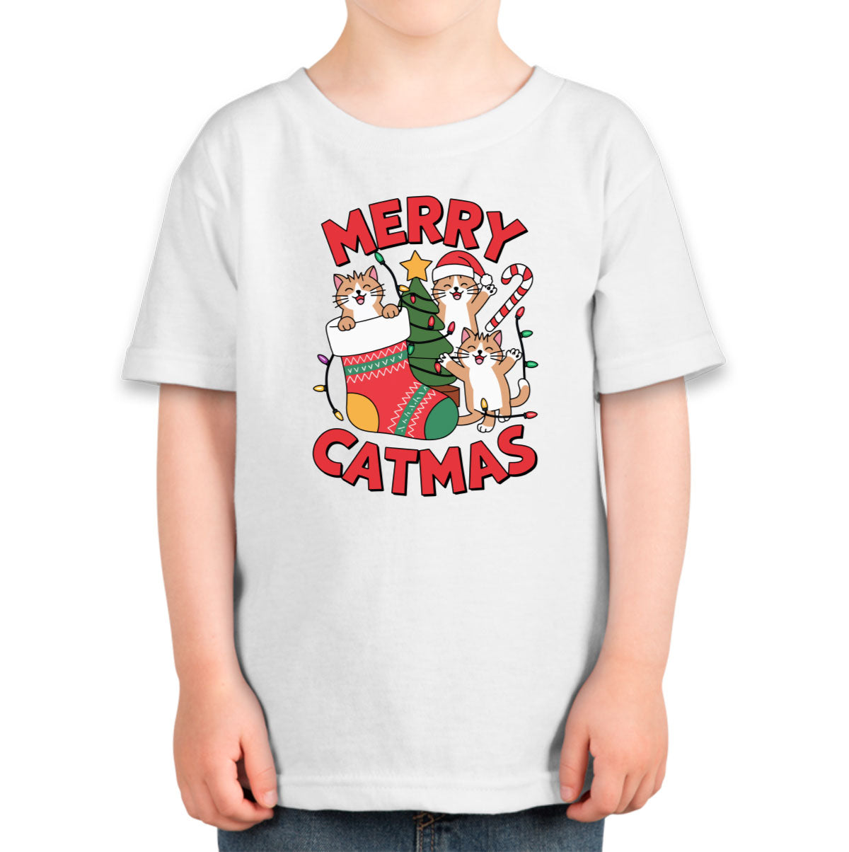 Merry Catmas Toddler T-shirt