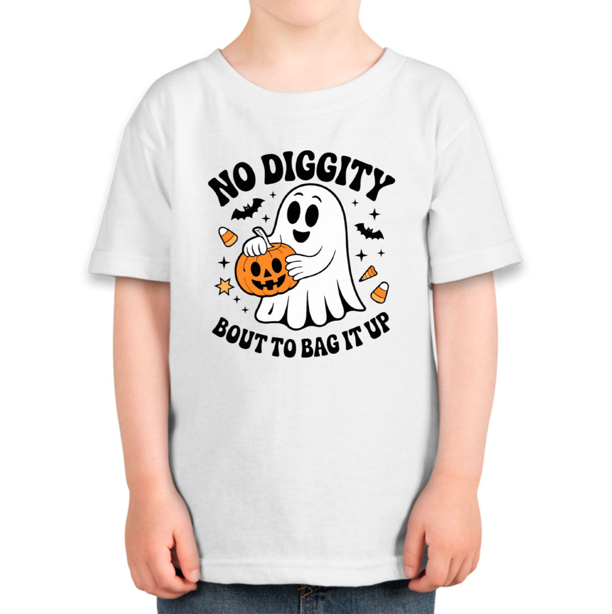 No Diggity Bout To Bag It Up Halloween Toddler T-shirt