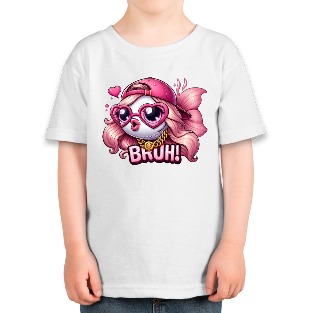 Pink Bass Fishing Toddler T-shirt