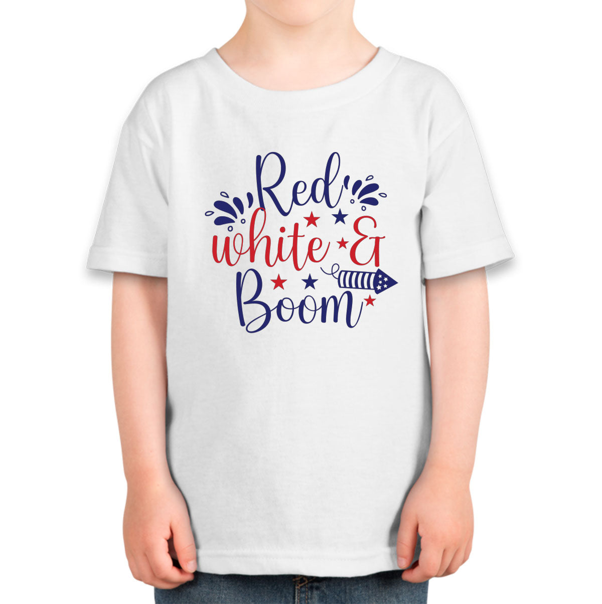 Red White And Boom Patriotic Toddler T-shirt