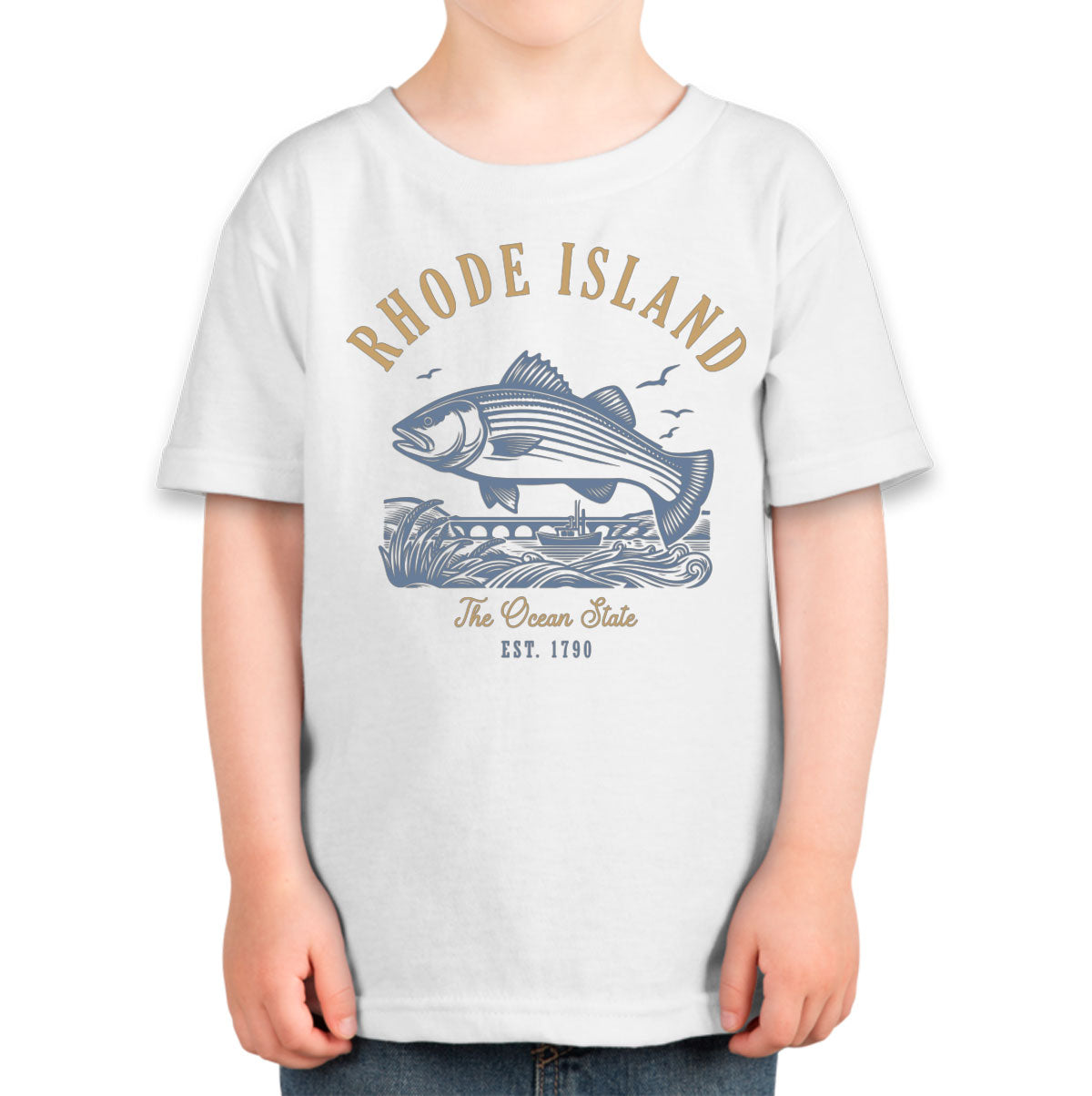 Rhode Island State Vintage Toddler T-shirt