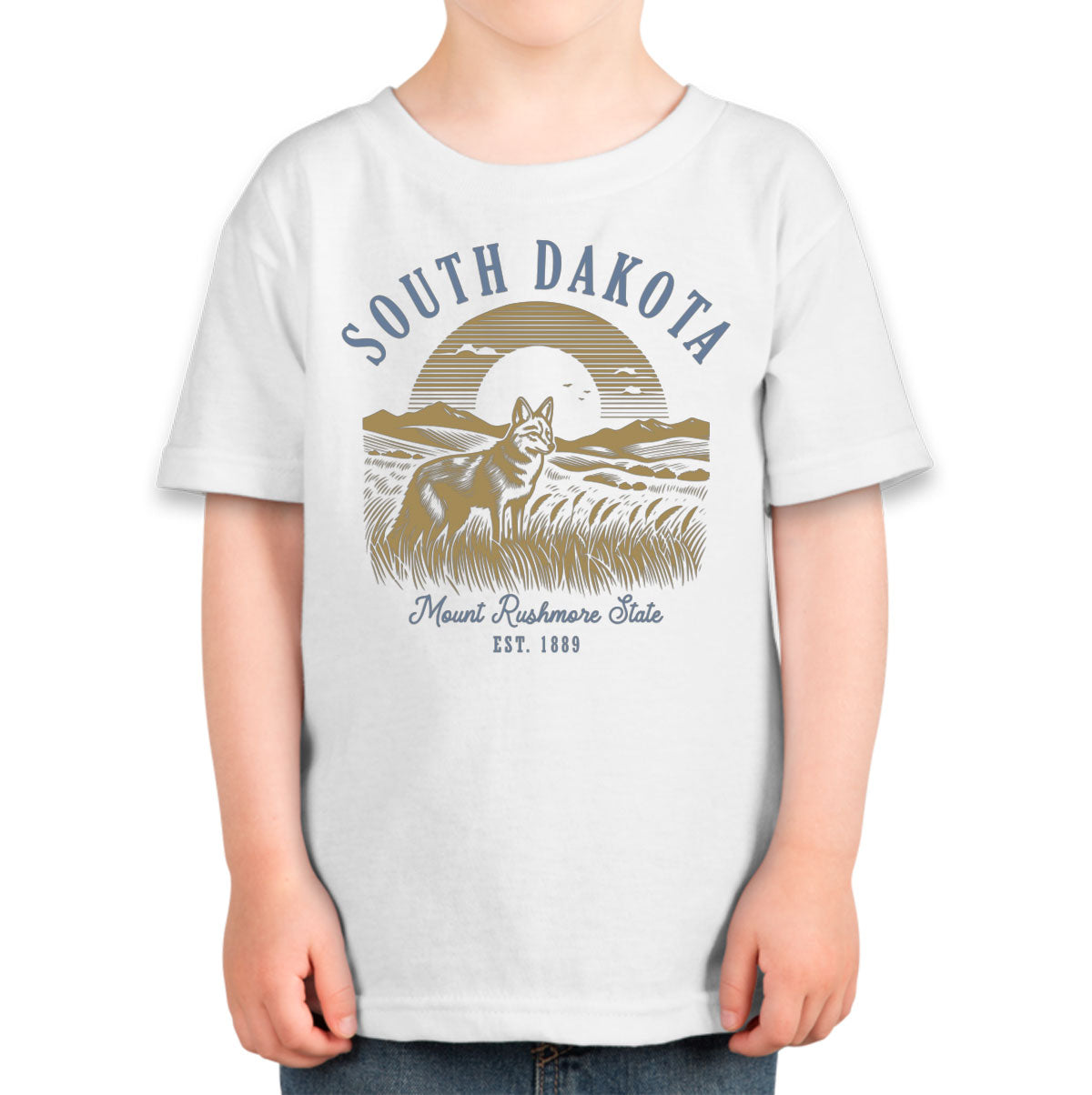 South Dakota State Vintage Toddler T-shirt
