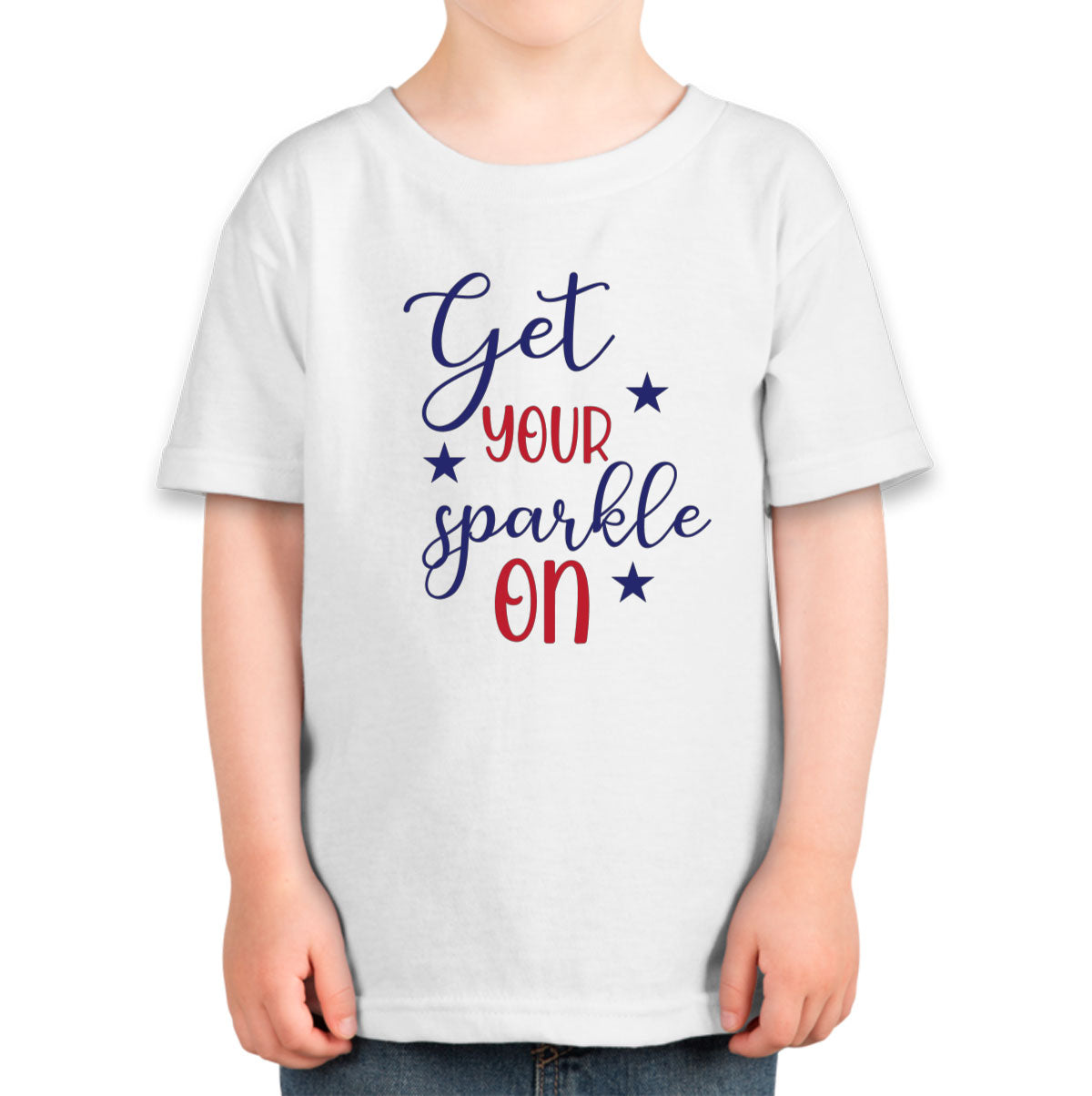 Get Your Sparkle On Patriotic Toddler T-shirt