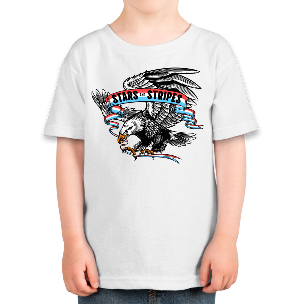 Stars And Stripes American Eagle Patriotic Toddler T-shirt