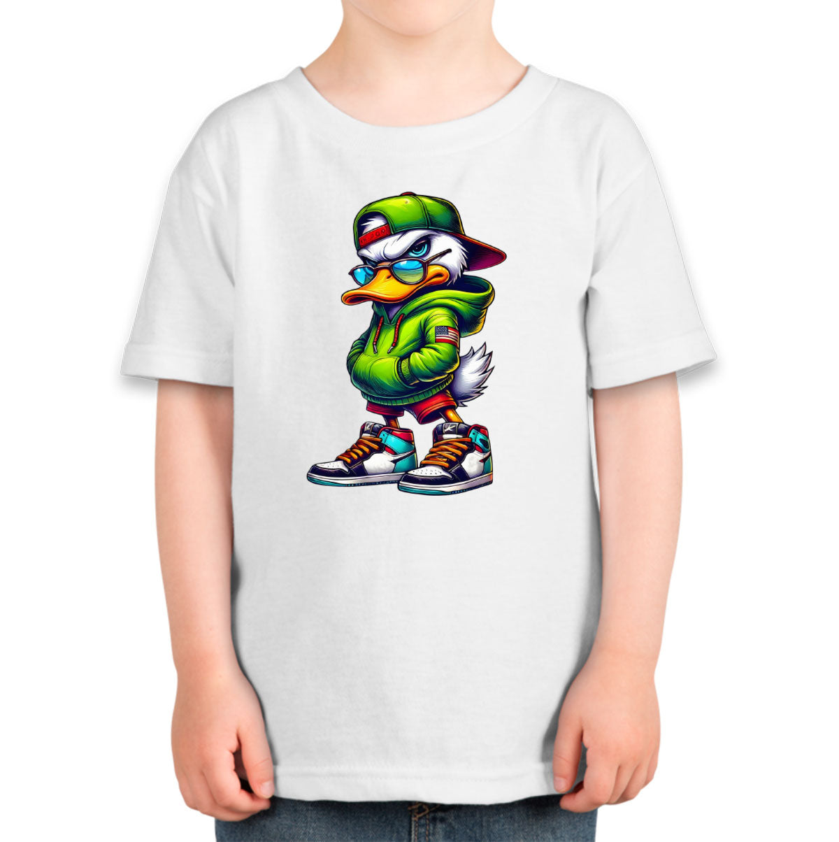 Street Duck Cartoon Toddler T-shirt