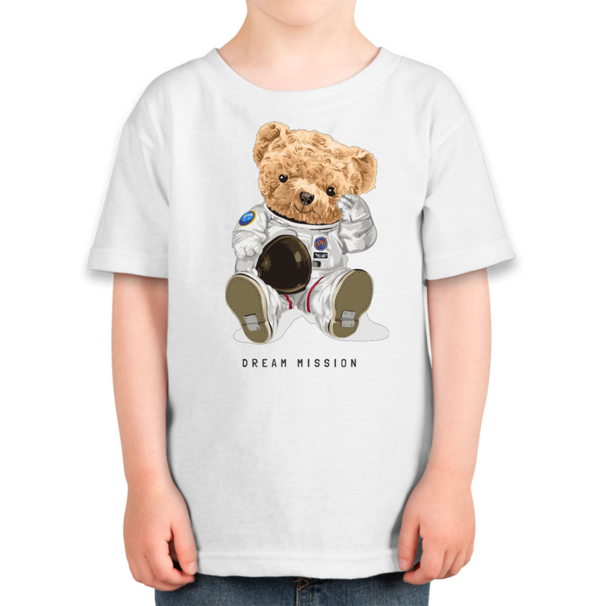 Teddy Bear Astronaut Dream Mission Toddler T-shirt