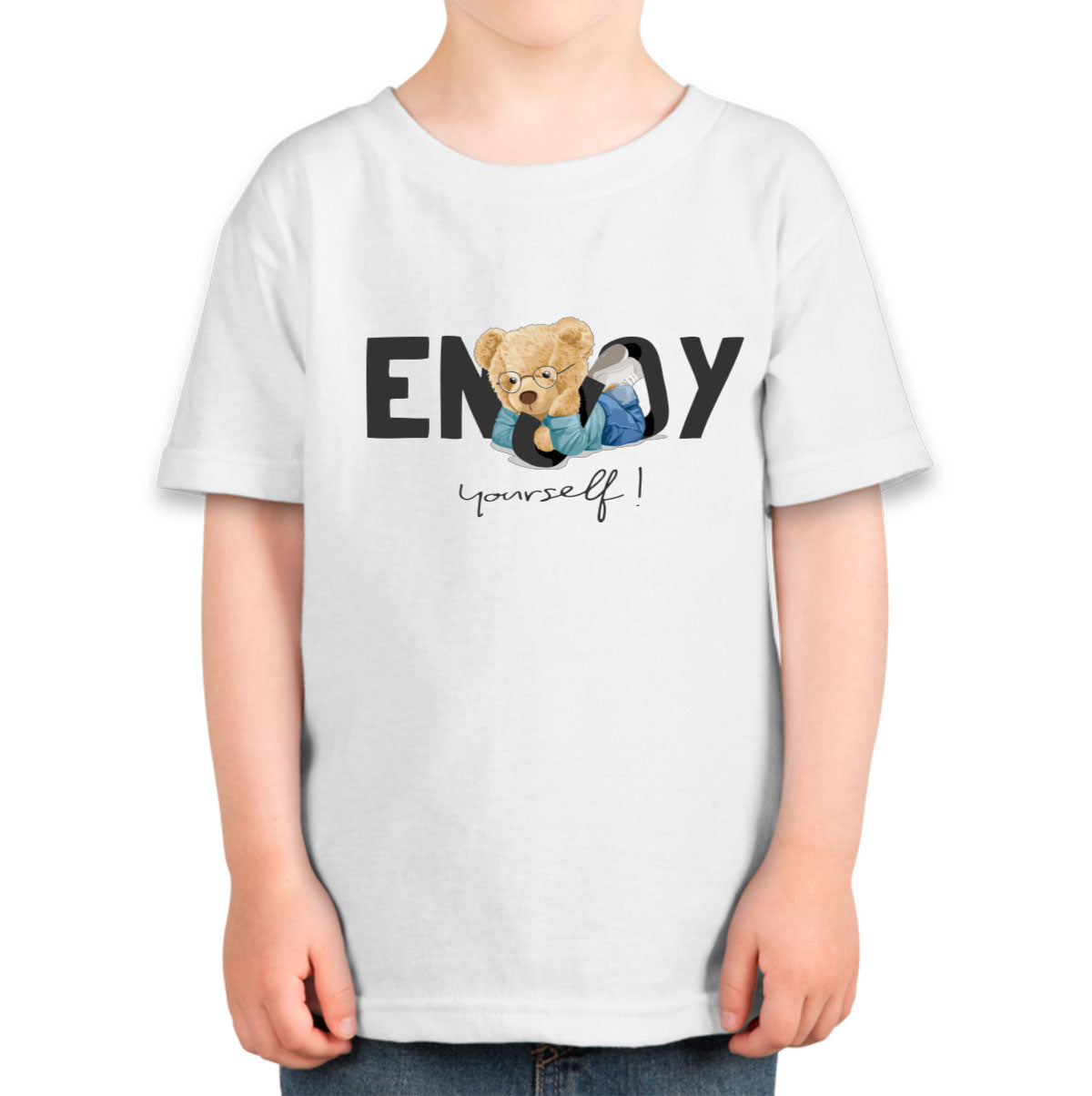Teddy Bear Enjoy Yourself Toddler T-shirt