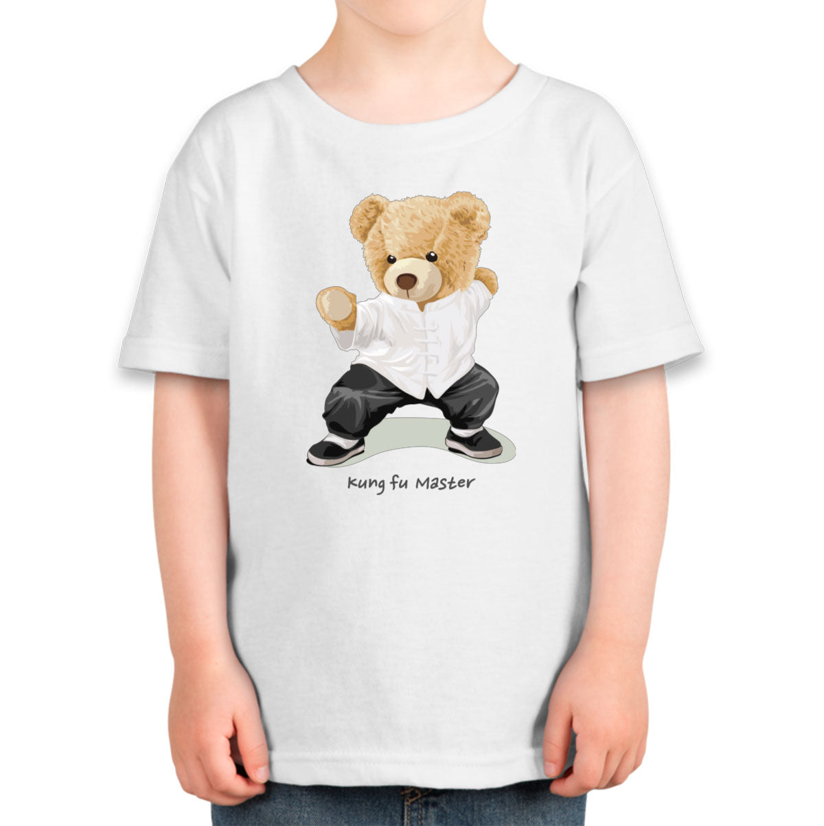 Teddy Bear Kung Fu Toddler T-shirt
