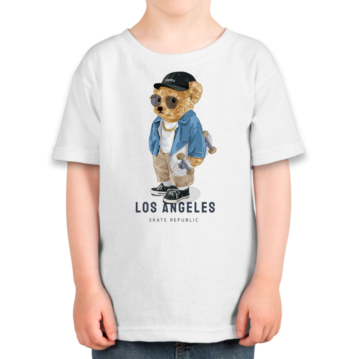 Teddy Bear Los Angeles Toddler T-shirt