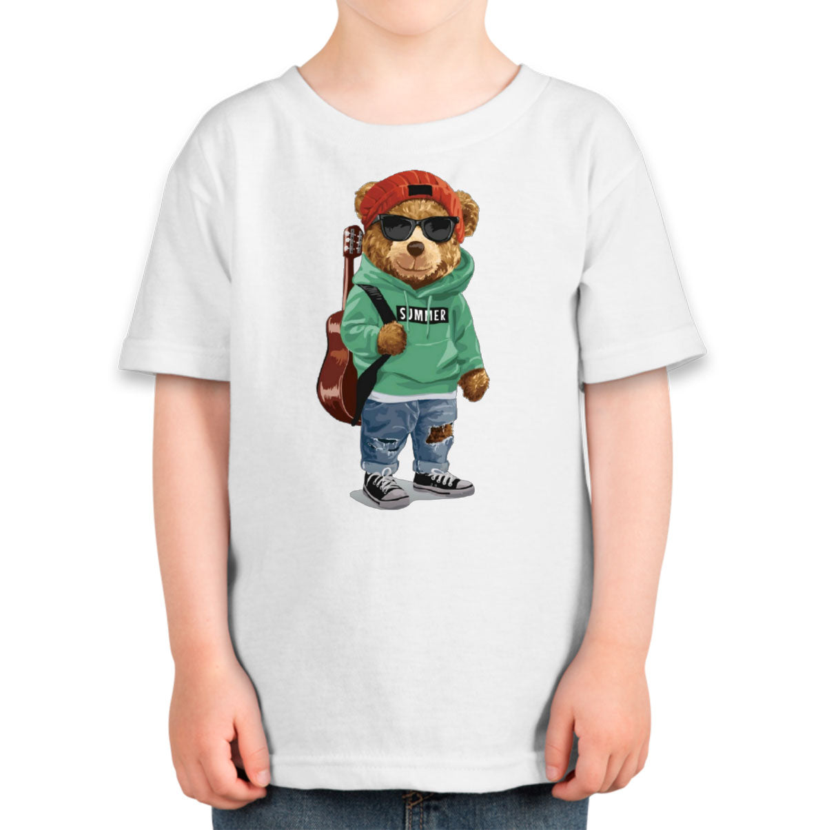 Teddy Bear Musician Toddler T-shirt