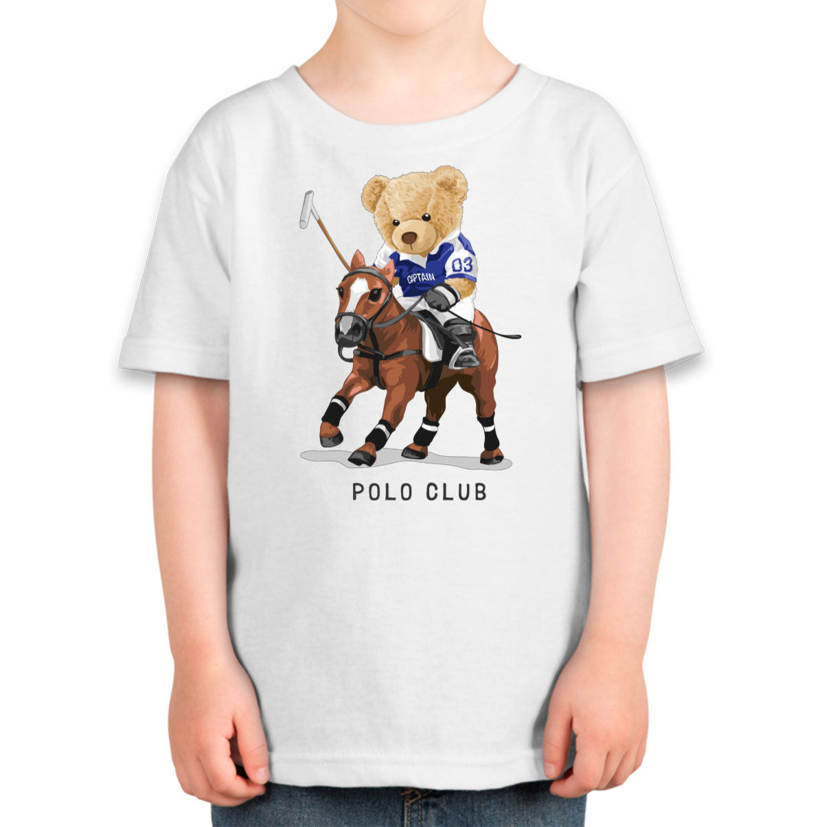 Teddy Bear Polo Toddler T-shirt