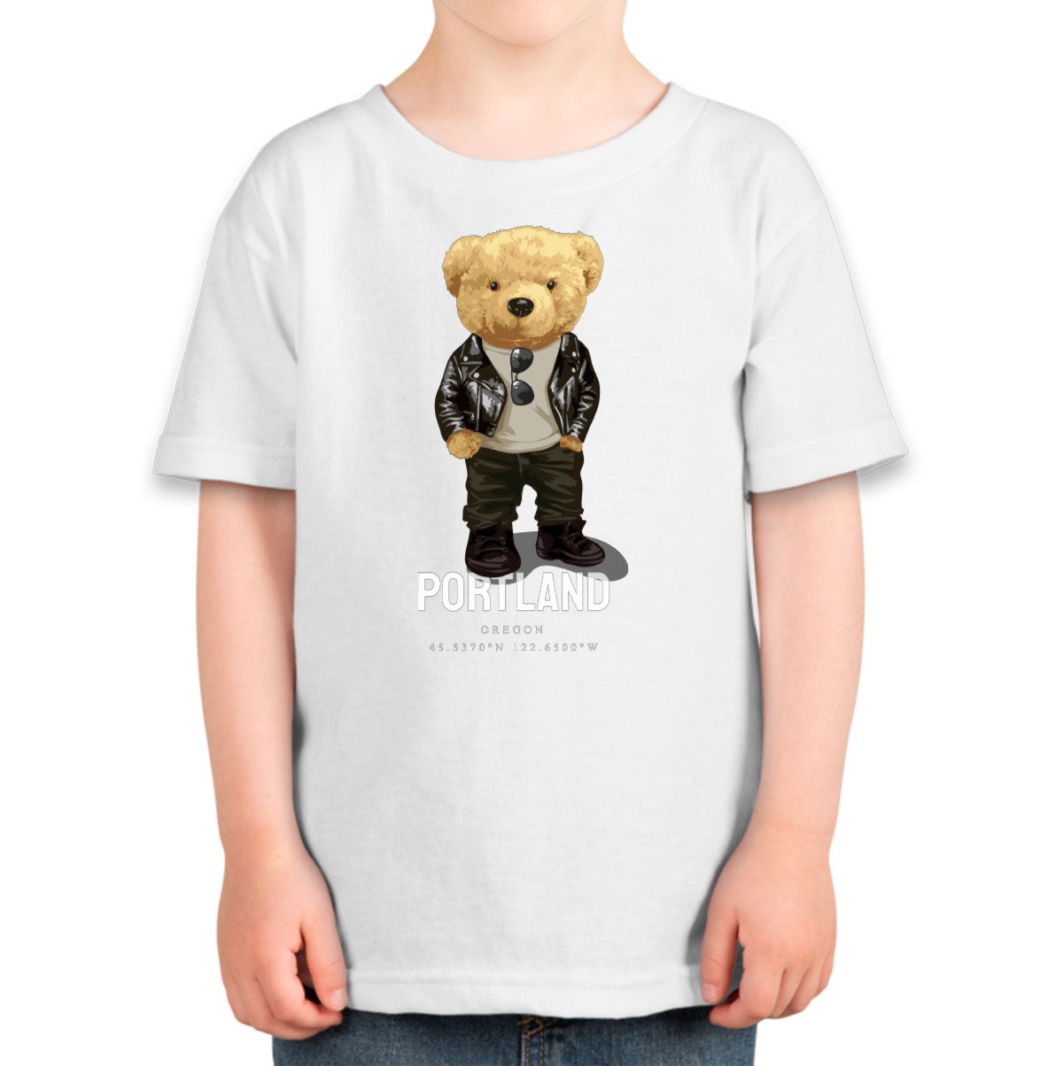 Teddy Bear Portland Toddler T-shirt