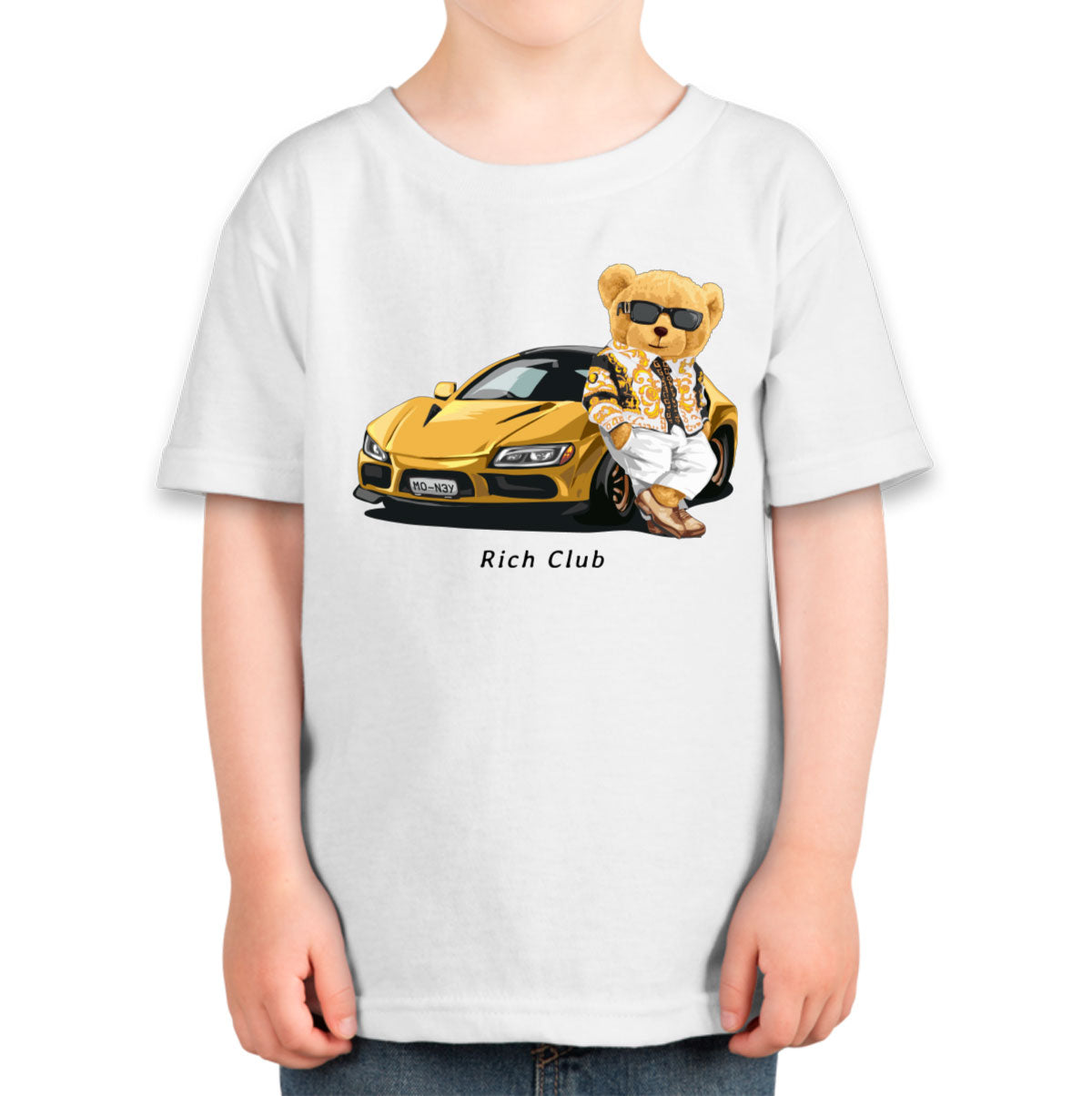 Teddy Bear Rich Club Toddler T-shirt