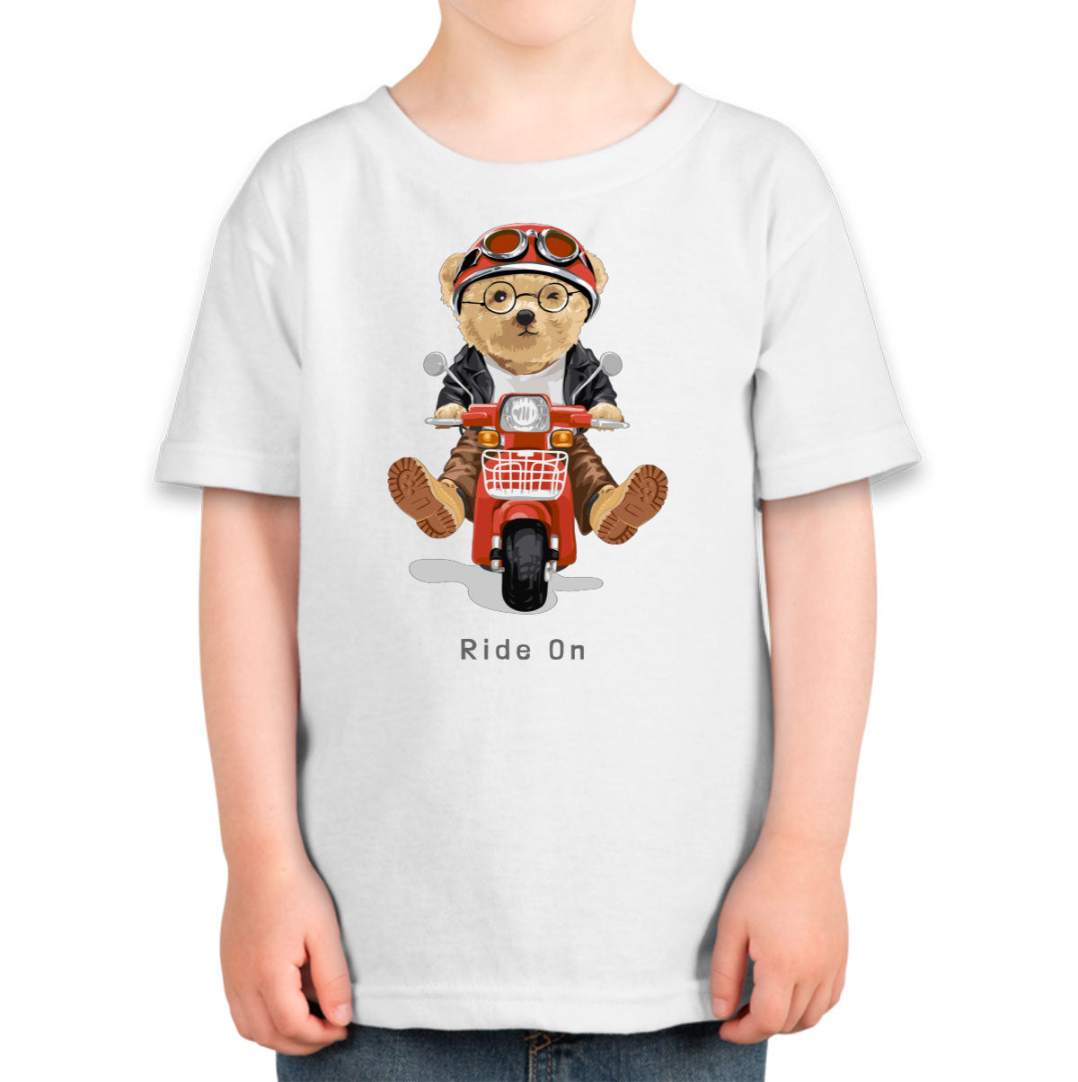 Teddy Bear Ride On Toddler T-shirt