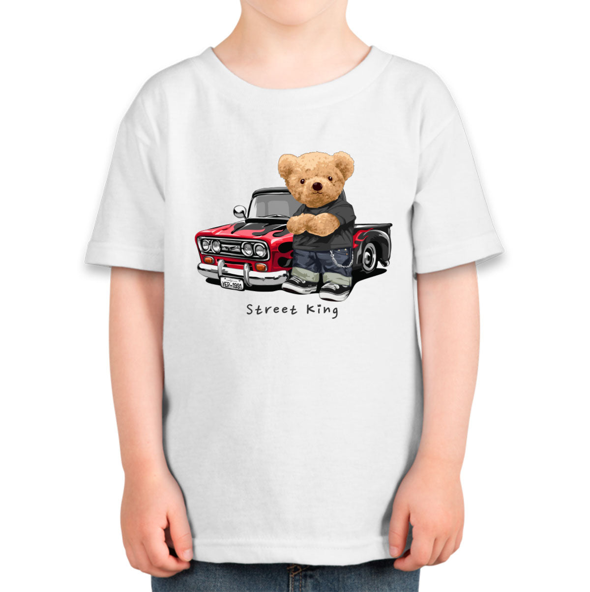 Teddy Bear Street King Toddler T-shirt