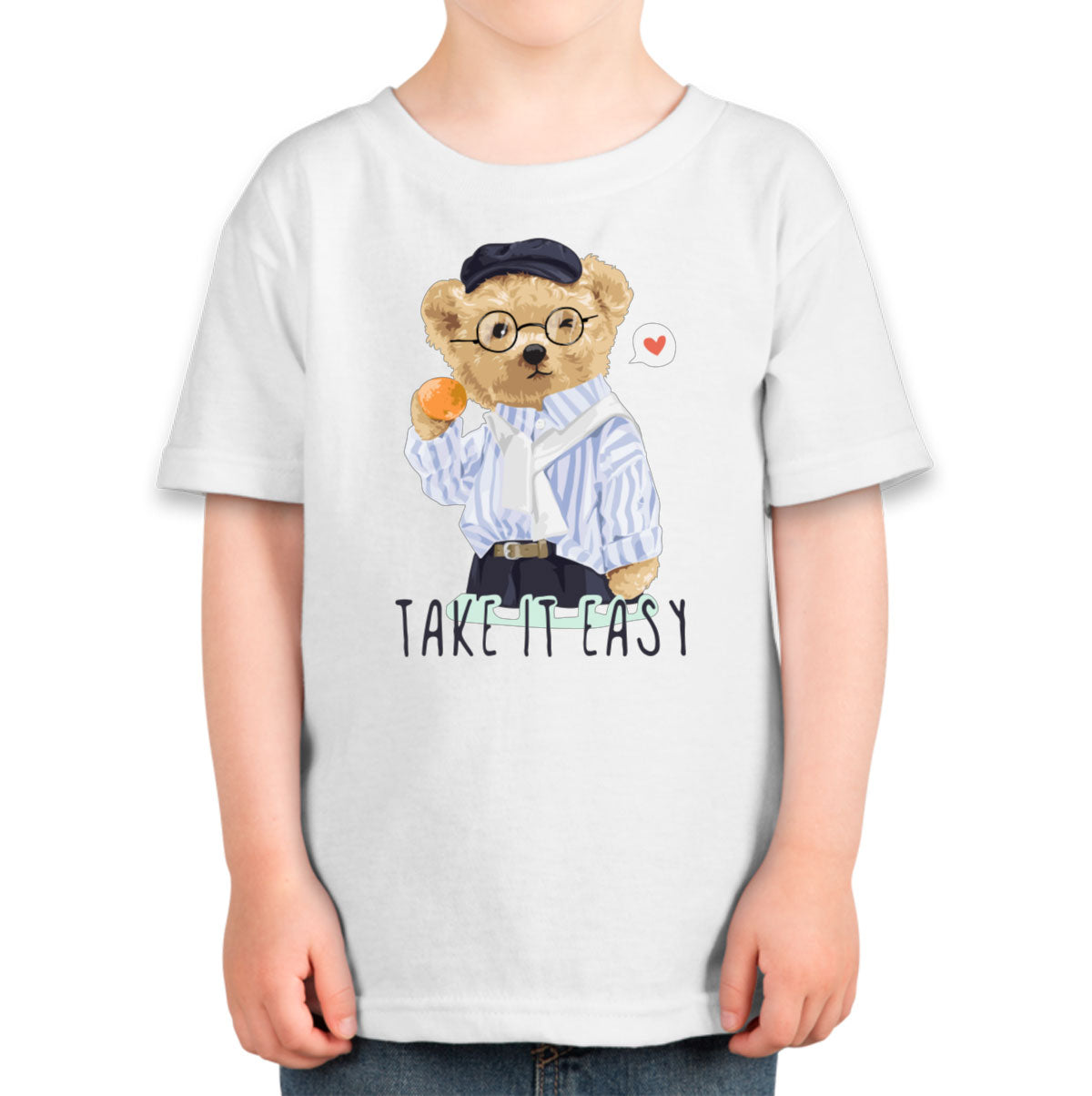 Teddy Bear Take It Toddler T-shirt