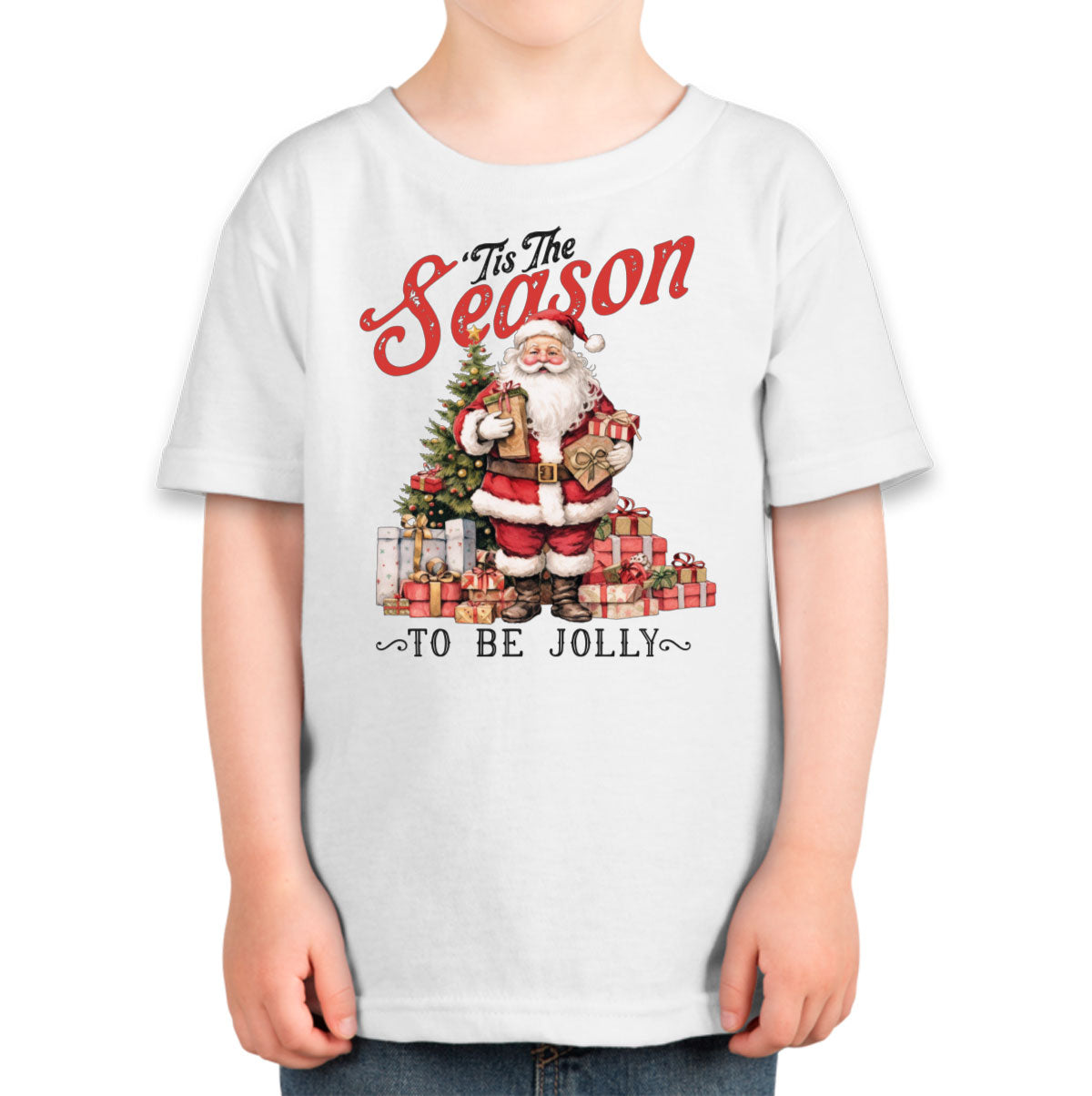 Tis The Season To Be Jolly Christmas Toddler T-shirt