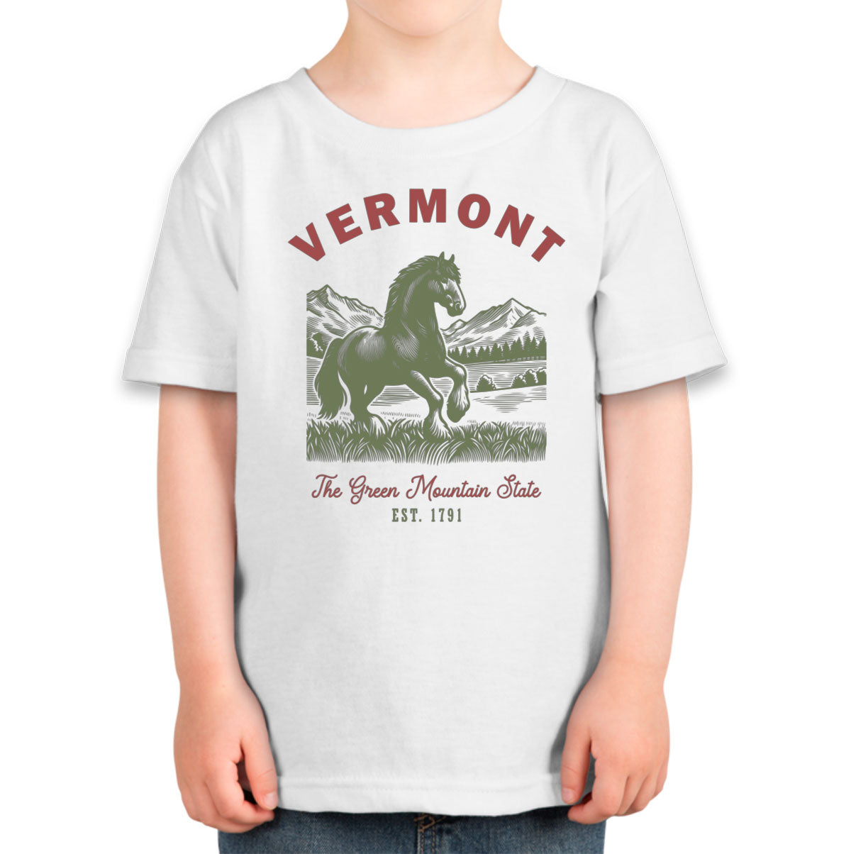 Vermont State Vintage Toddler T-shirt