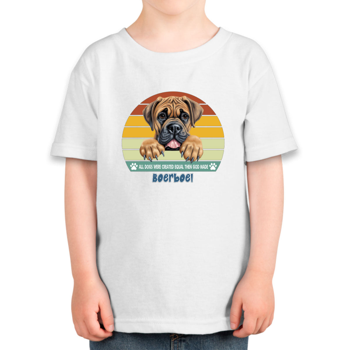 All Dogs Were Created Equal Boerboel Toddler T-shirt