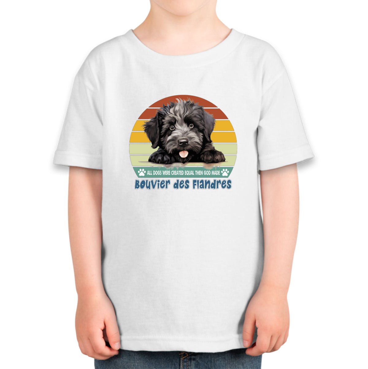 All Dogs Were Created Equal Bouvier Des Flandres Toddler T-shirt