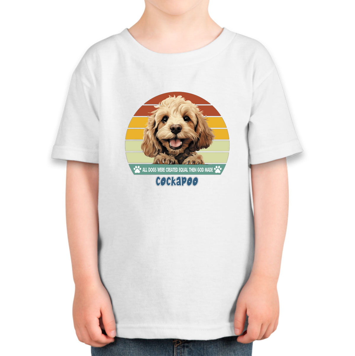 All Dogs Were Created Equal Cockapoo Toddler T-shirt