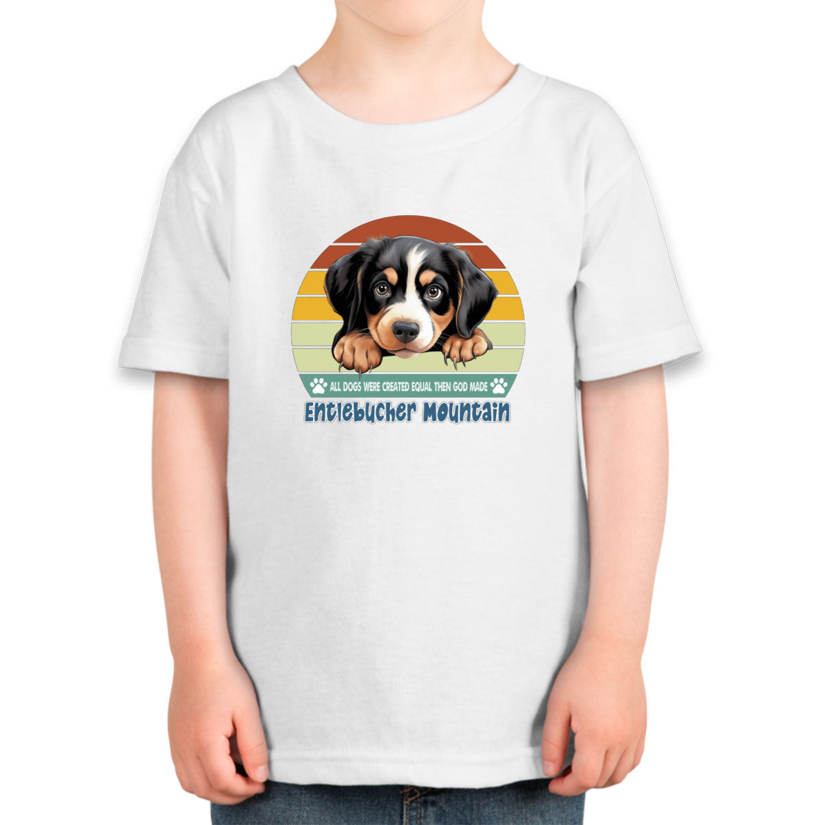 All Dogs Were Created Equal Entlebucher Mountain Toddler T-shirt