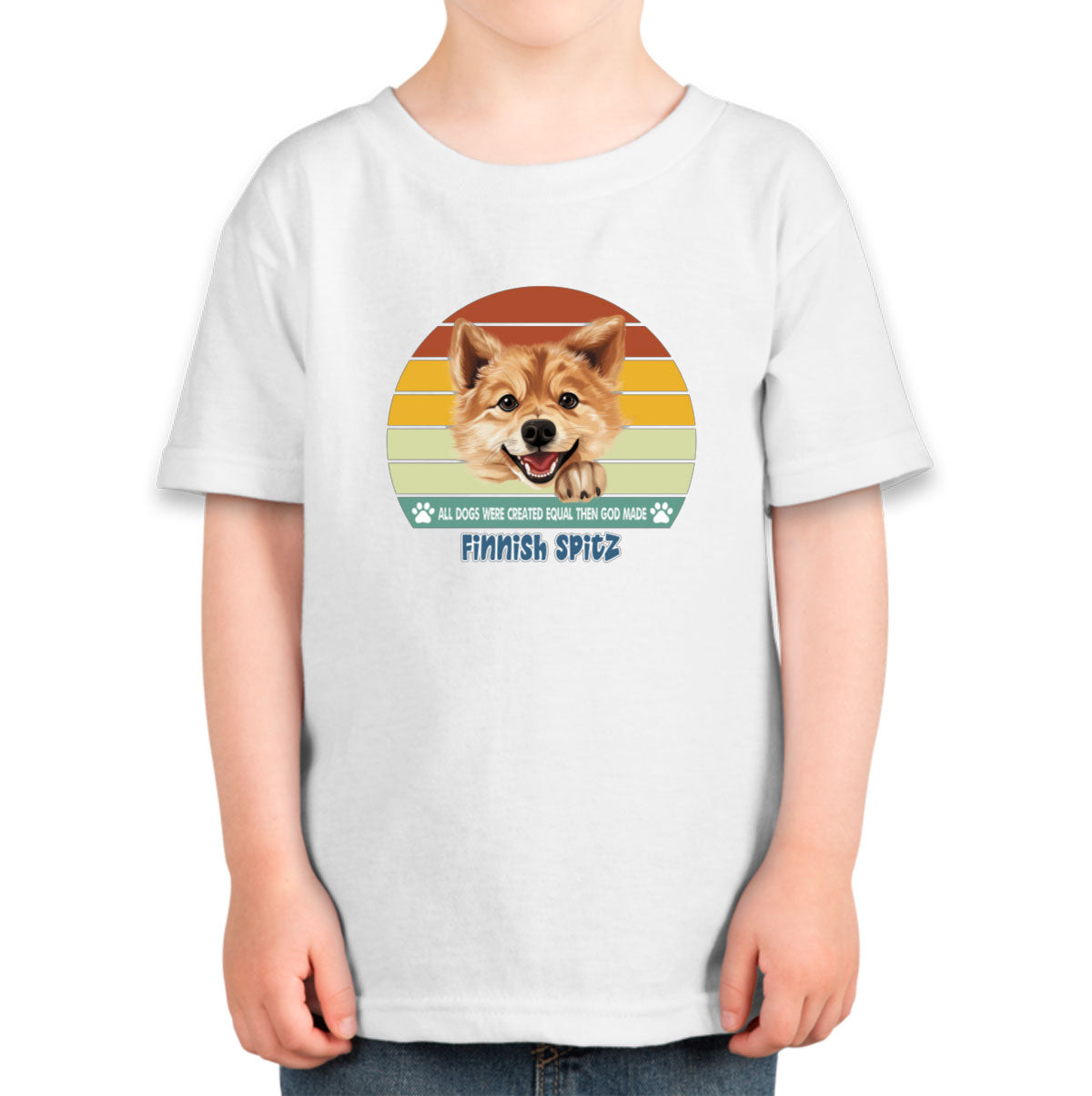 All Dogs Were Created Equal Finnish Spitz Toddler T-shirt