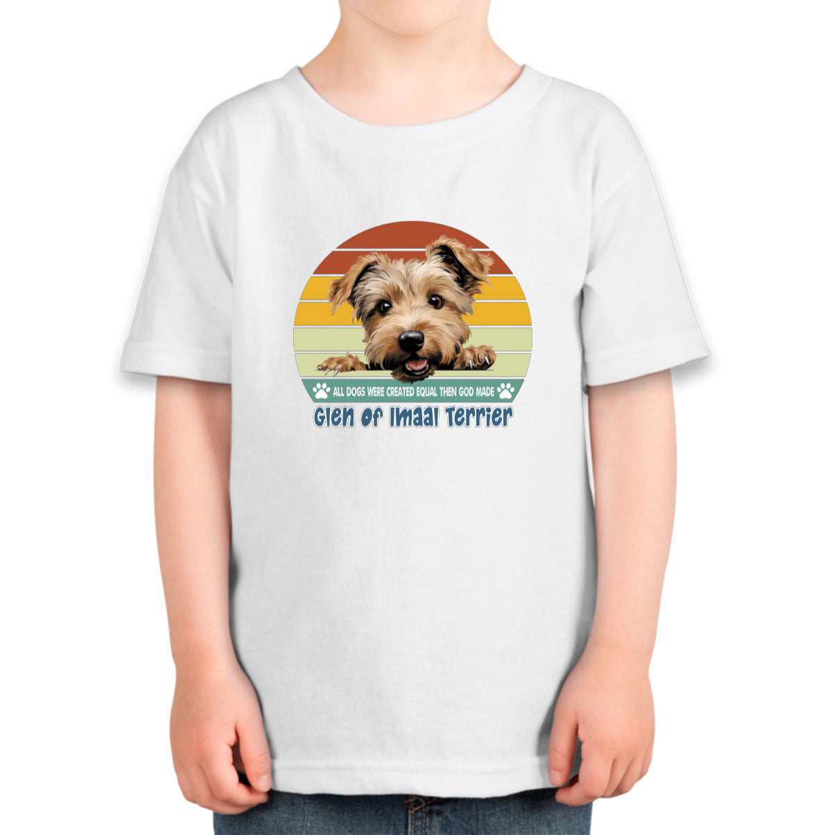 All Dogs Were Created Equal Glen of Imaal Terrier Toddler T-shirt