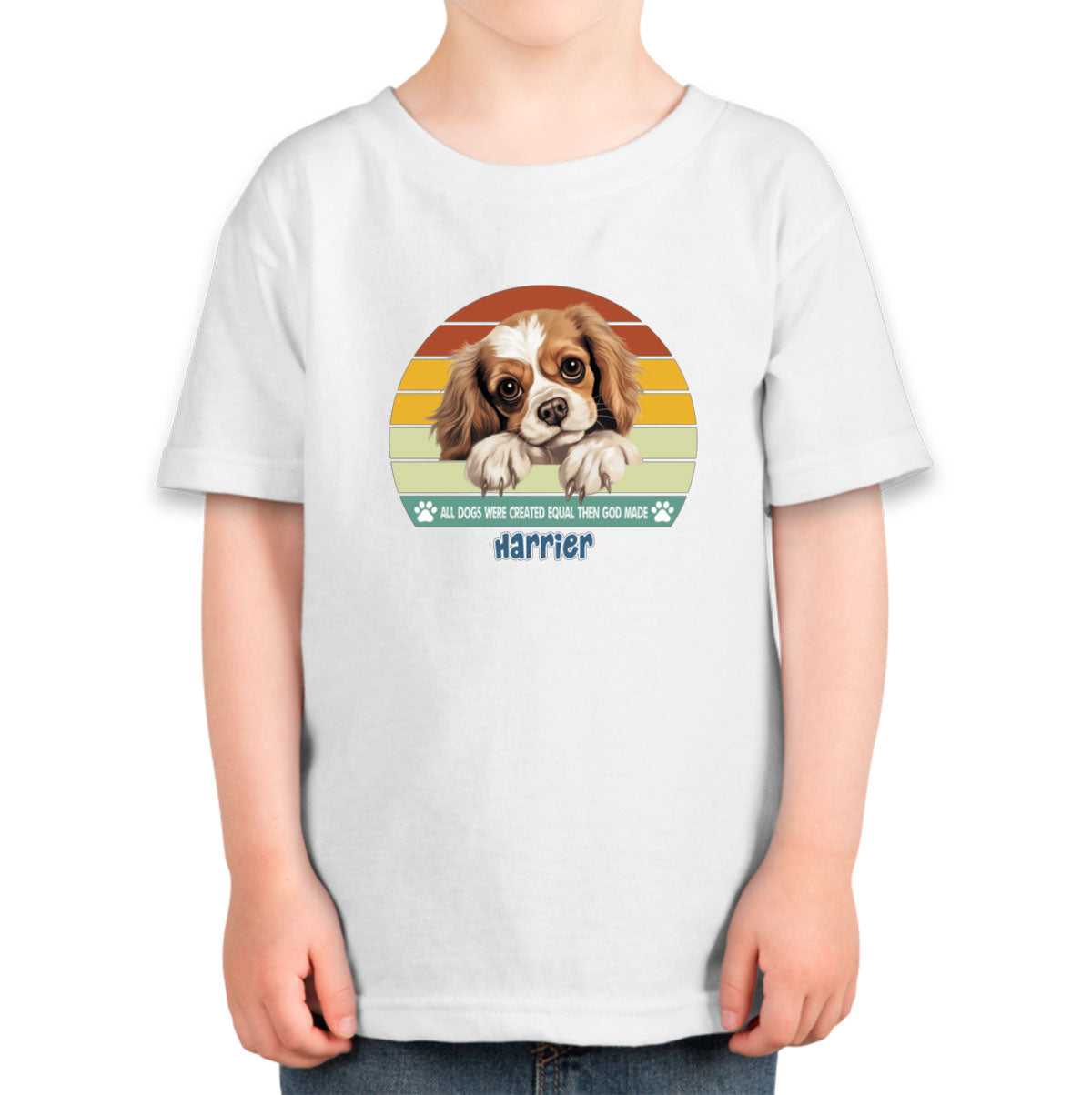 All Dogs Were Created Equal Harrier Toddler T-shirt