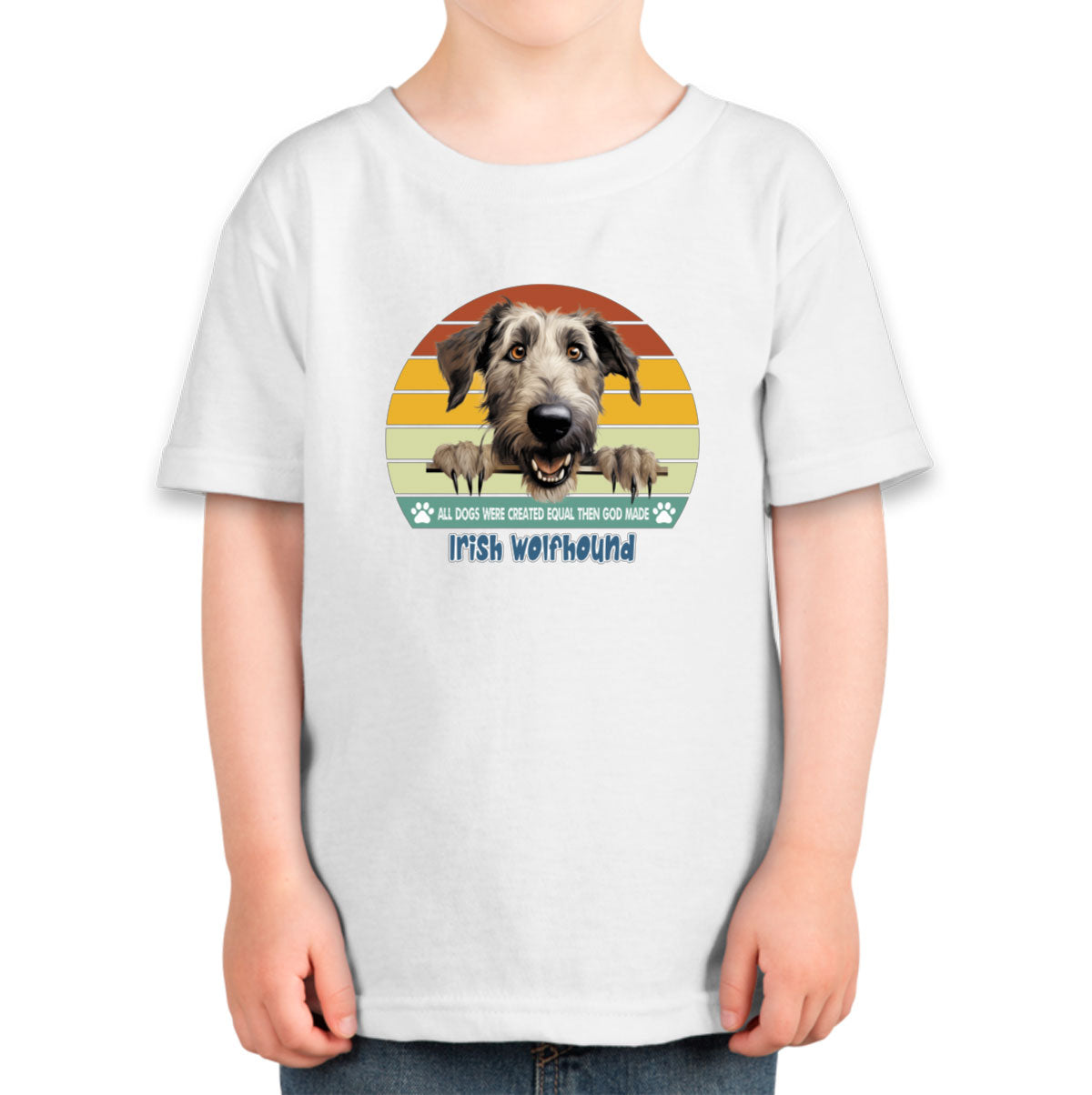 All Dogs Were Created Equal Irish Wolfhound Toddler T-shirt