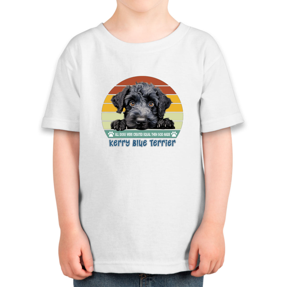All Dogs Were Created Equal Kerry Blue Terrier Toddler T-shirt