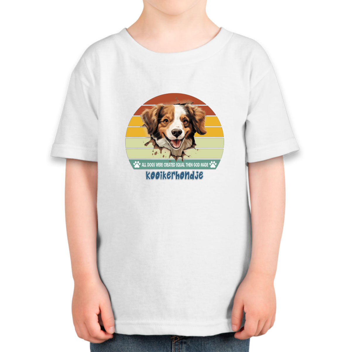 All Dogs Were Created Equal Kooikerhondje Toddler T-shirt