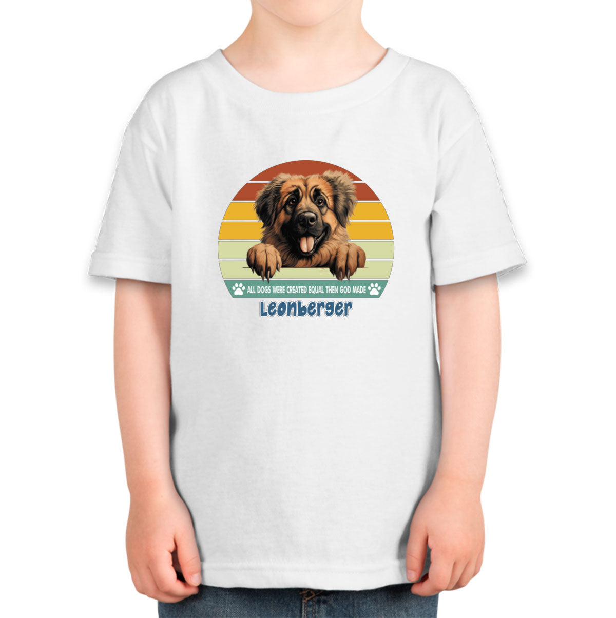 All Dogs Were Created Equal Leonberger Toddler T-shirt