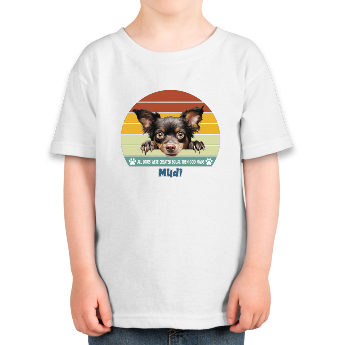 All Dogs Were Created Equal Mudi Toddler T-shirt
